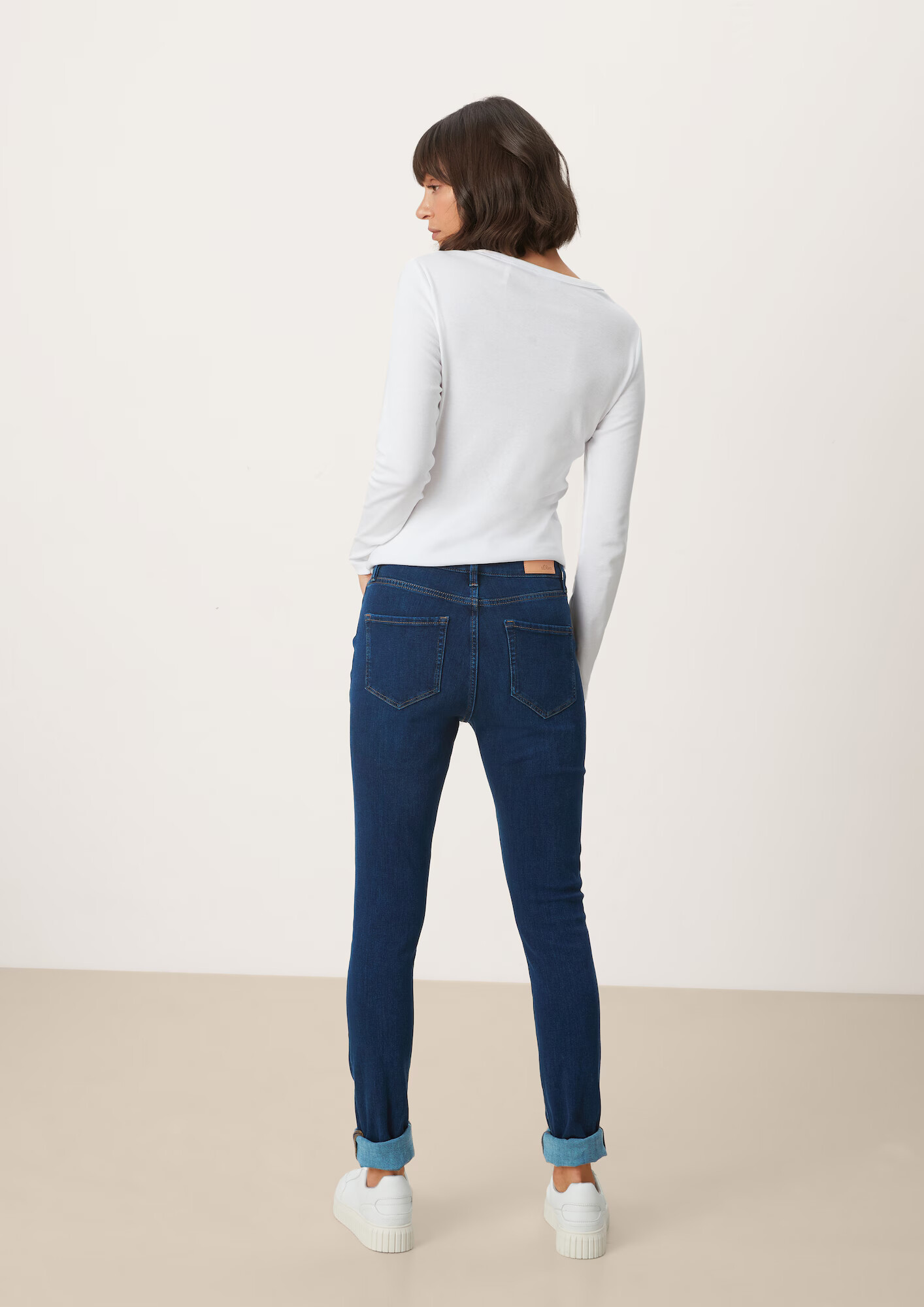 s.Oliver Jeans albastru închis - Pled.ro