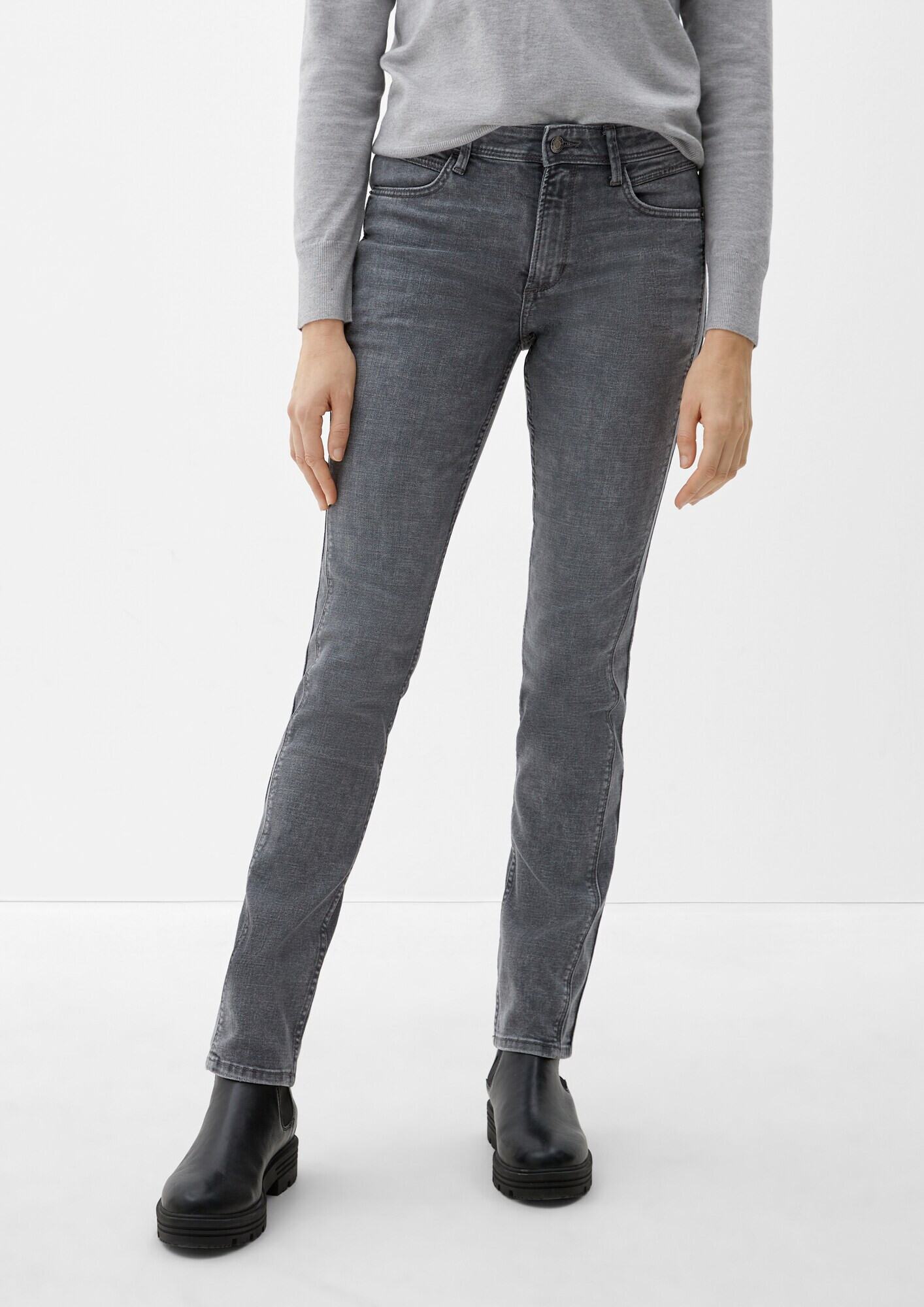 s.Oliver Jeans 'Betsy' gri denim - Pled.ro