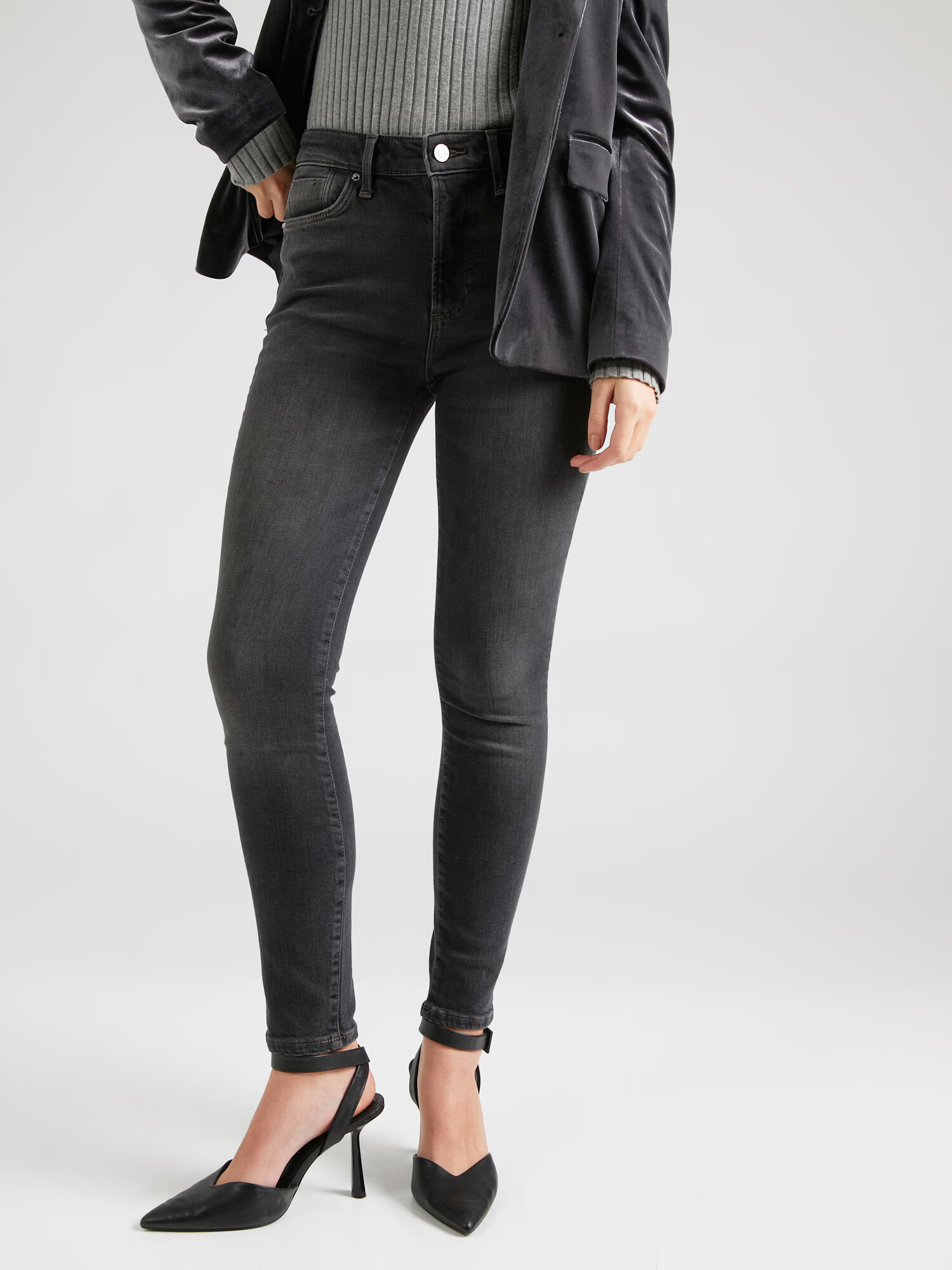 s.Oliver Jeans 'Izabell' negru denim - Pled.ro