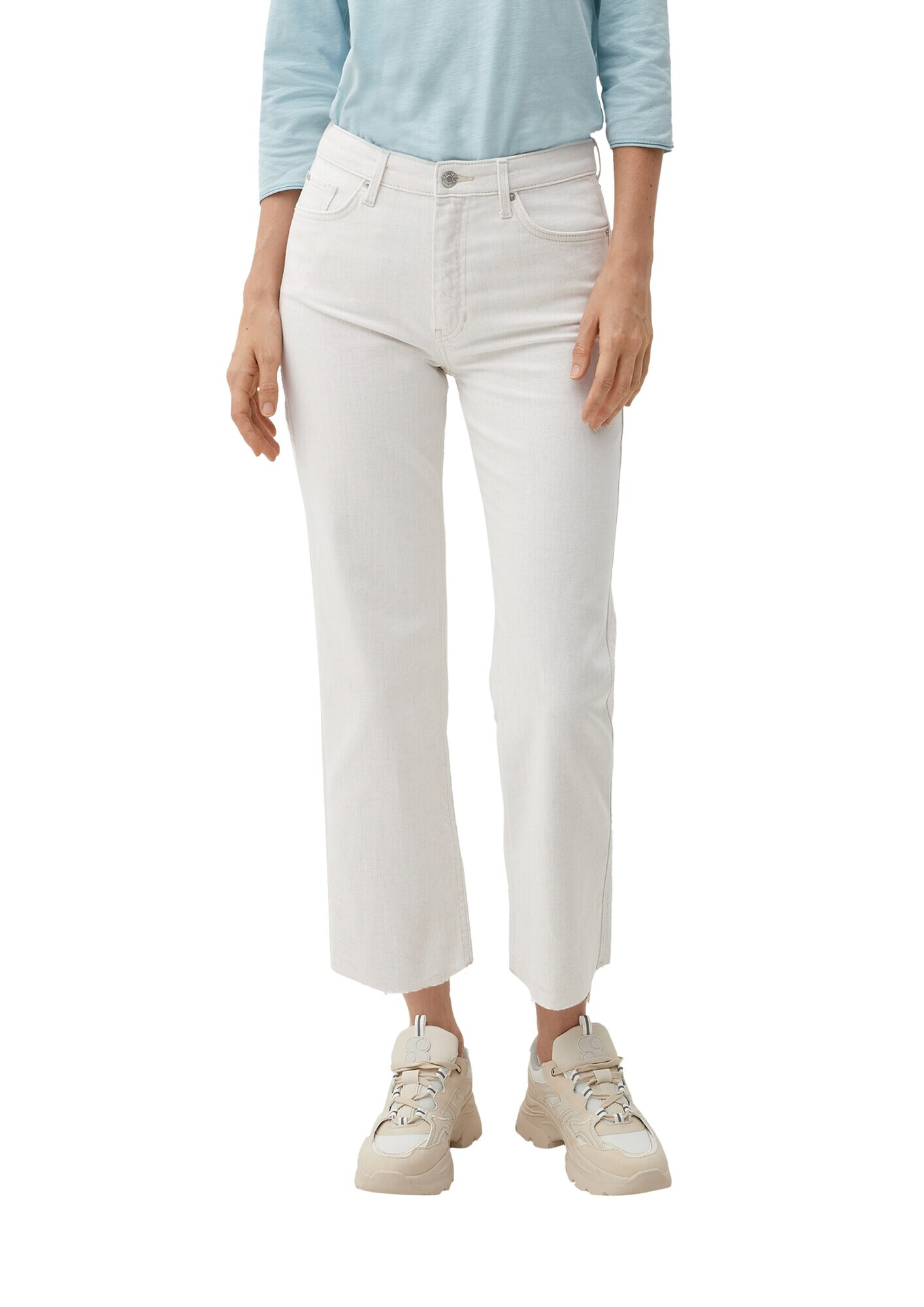 s.Oliver Jeans maro / alb - Pled.ro