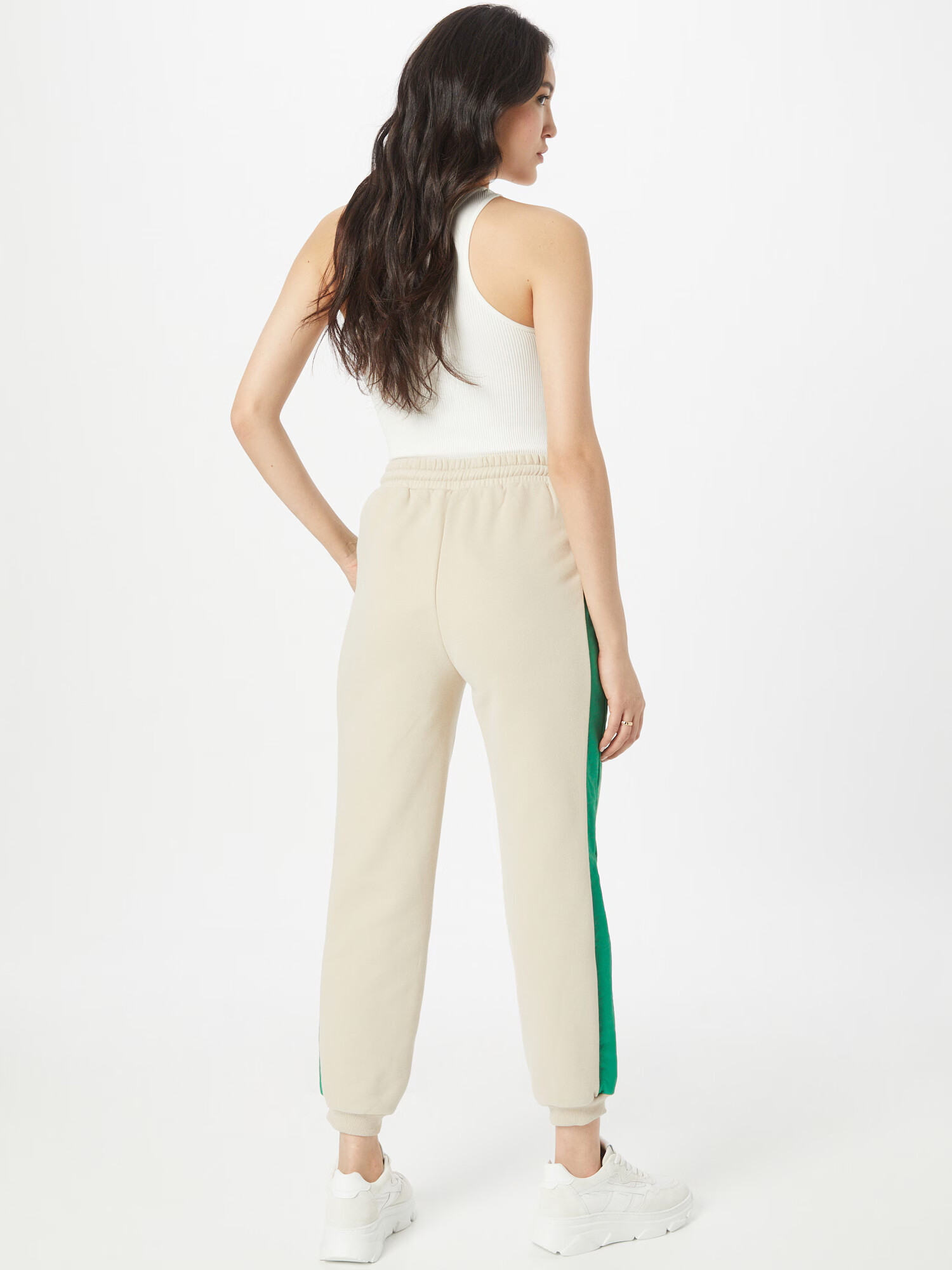 s.Oliver Pantaloni bej deschis / verde - Pled.ro