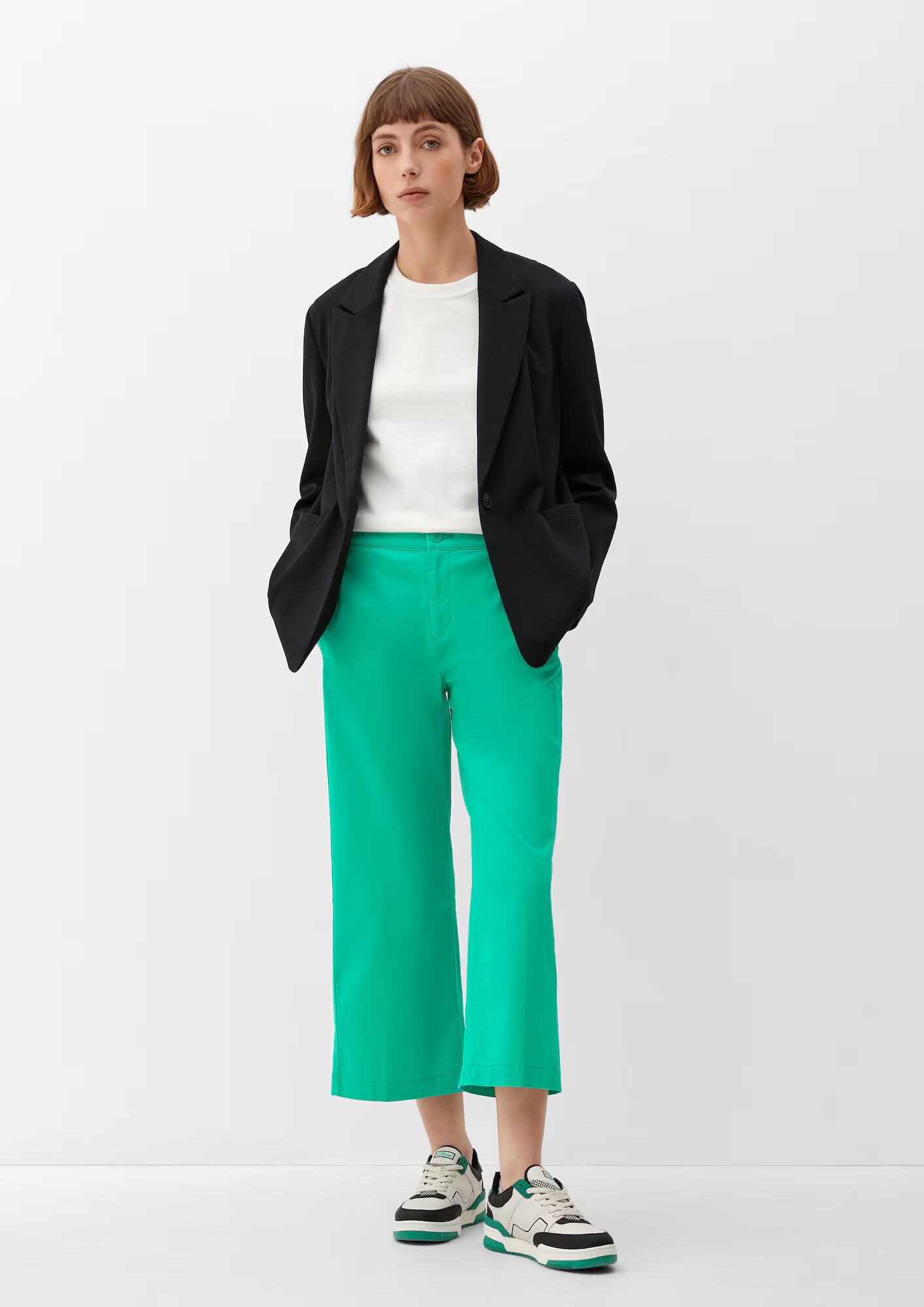 s.Oliver Pantaloni verde jad - Pled.ro