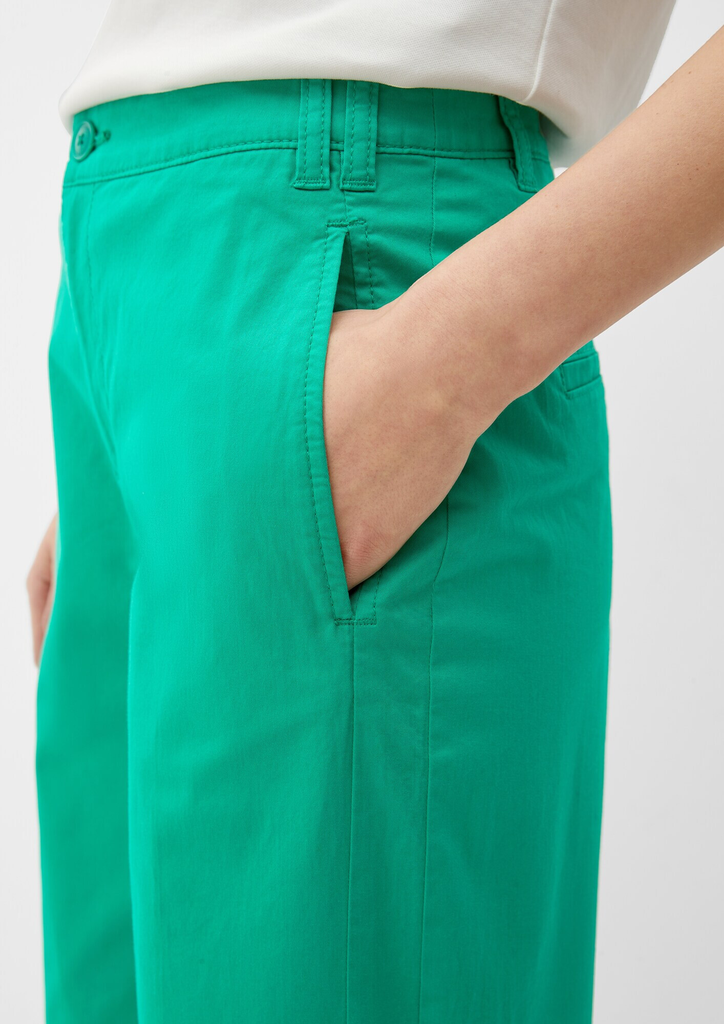 s.Oliver Pantaloni verde jad - Pled.ro