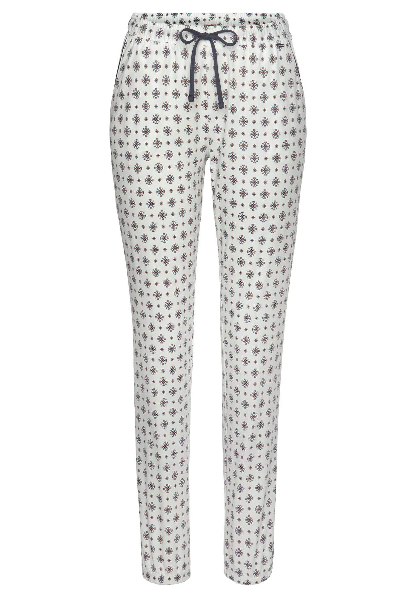 s.Oliver Pantaloni de pijama albastru noapte / albastru pastel / maro deschis / alb murdar - Pled.ro