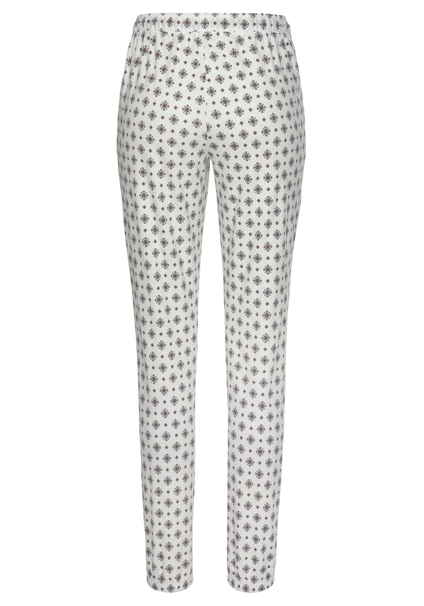 s.Oliver Pantaloni de pijama albastru noapte / albastru pastel / maro deschis / alb murdar - Pled.ro