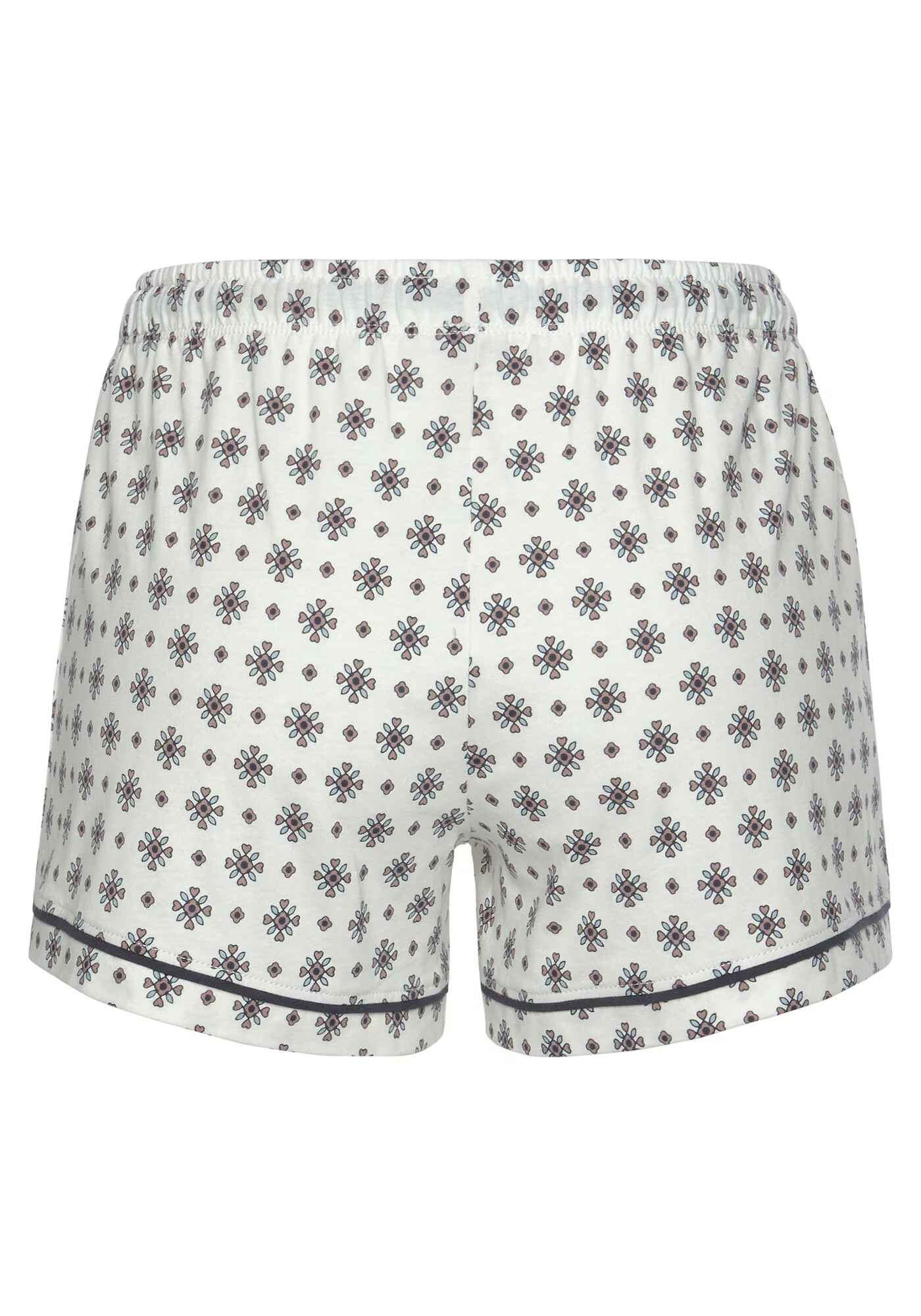 s.Oliver Pantaloni de pijama albastru noapte / albastru pastel / maro deschis / alb murdar - Pled.ro