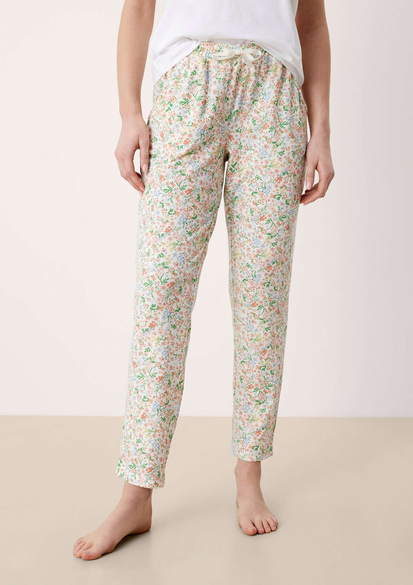 s.Oliver Pantaloni de pijama mai multe culori / alb - Pled.ro