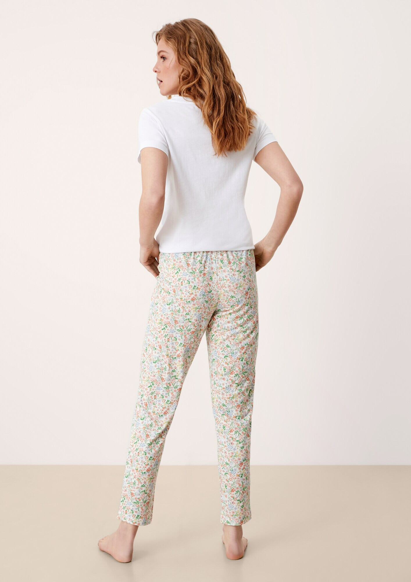 s.Oliver Pantaloni de pijama mai multe culori / alb - Pled.ro