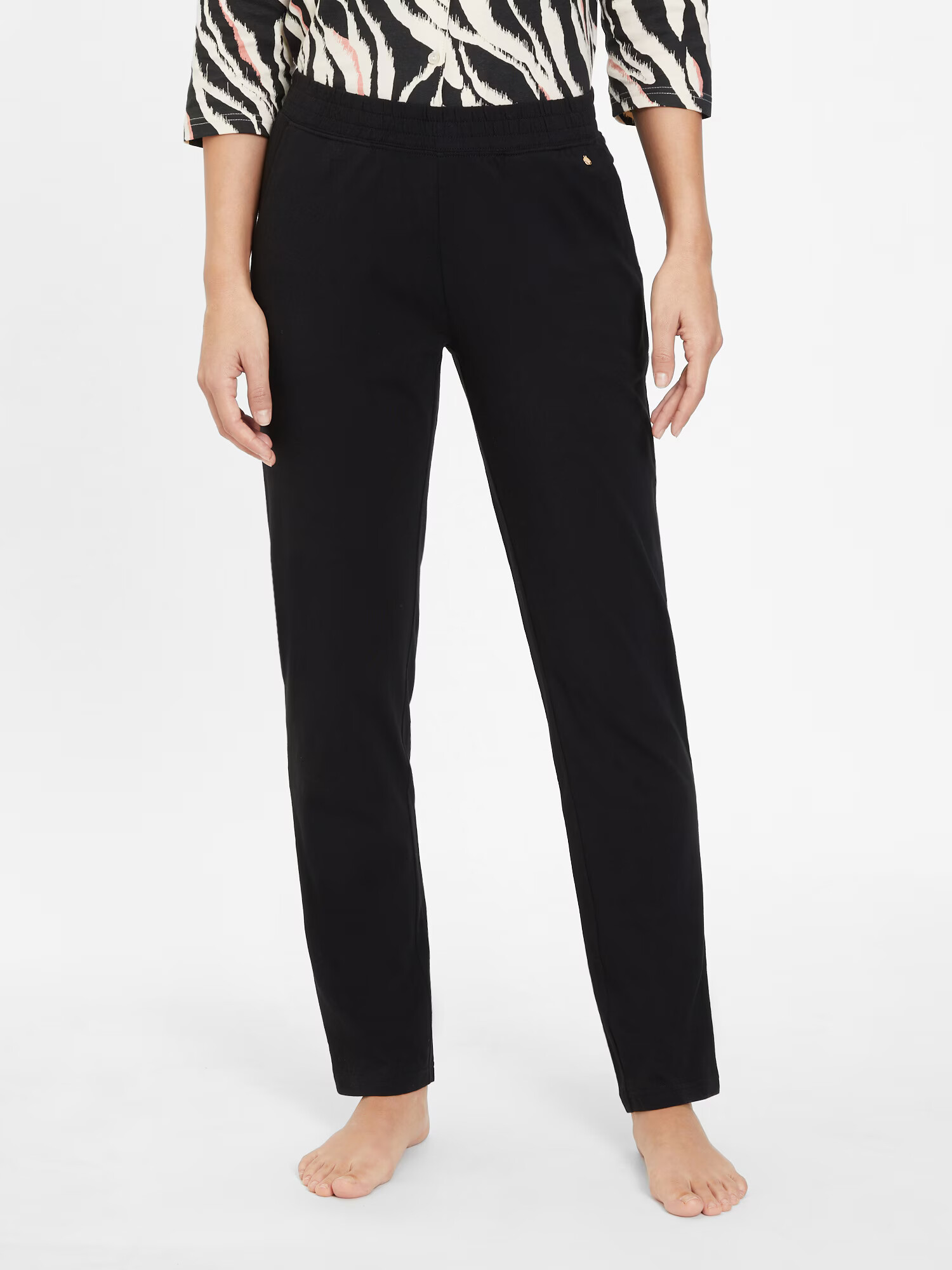 s.Oliver Pantaloni de pijama negru - Pled.ro