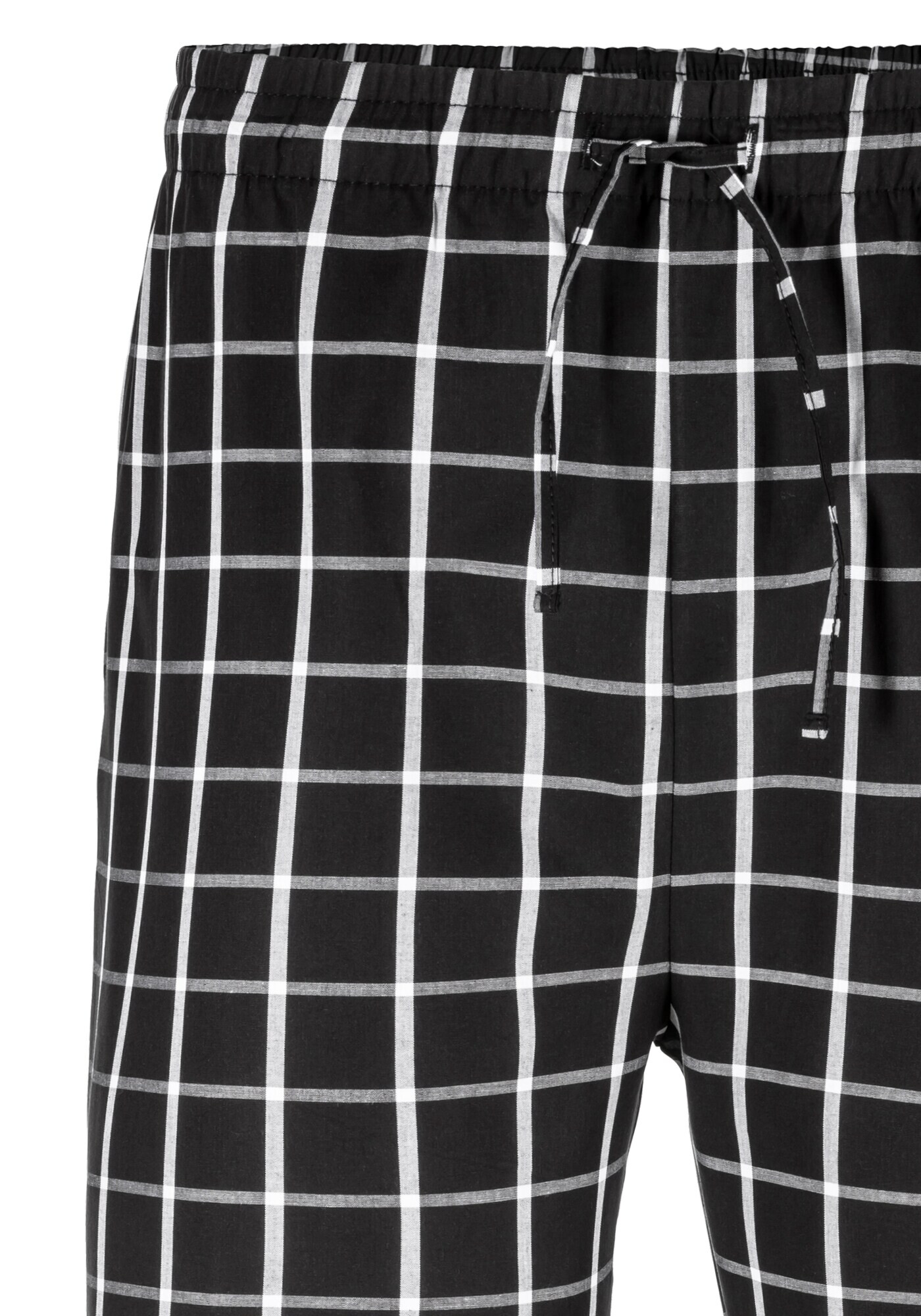 s.Oliver Pantaloni de pijama negru / alb - Pled.ro