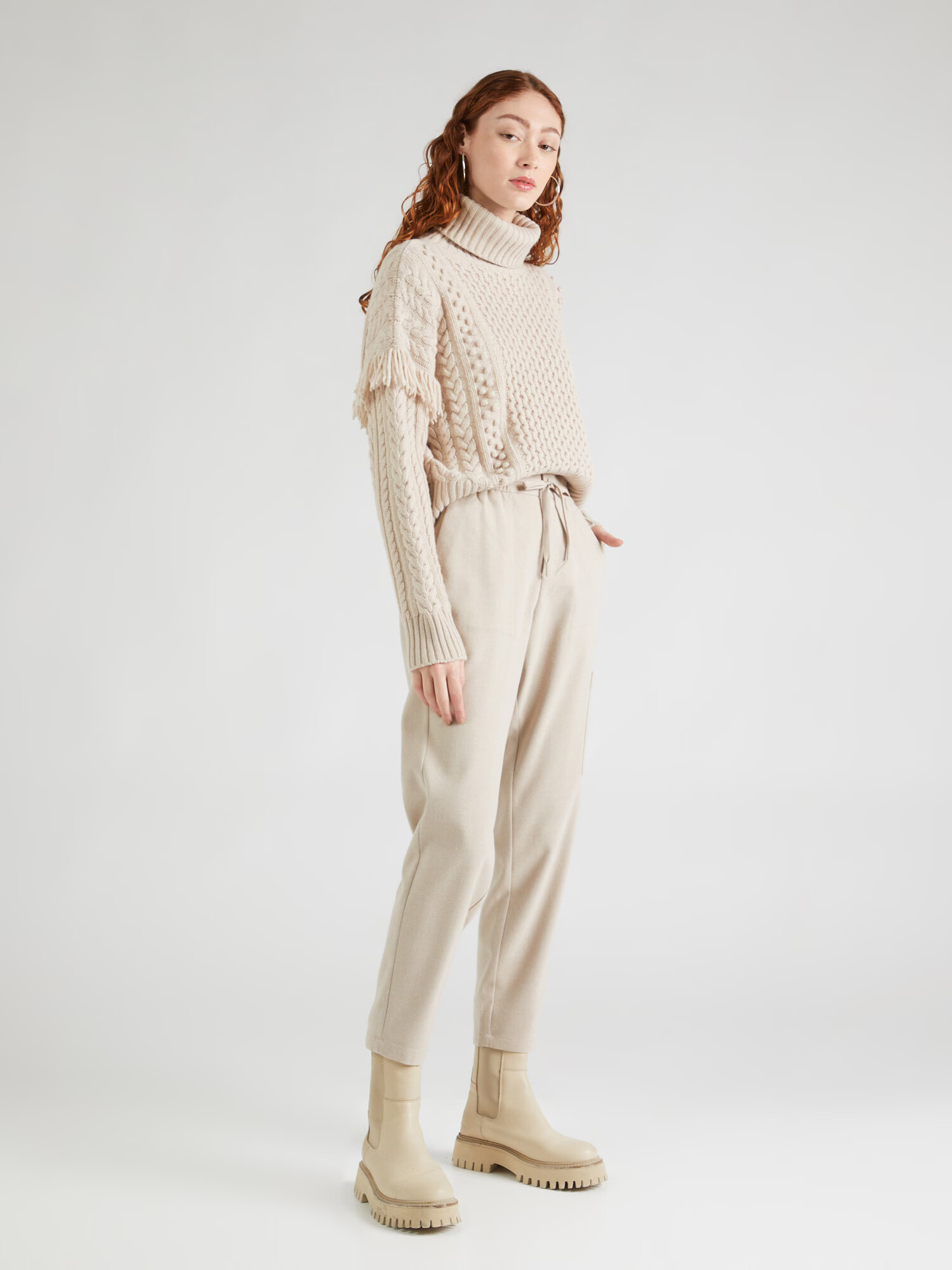 s.Oliver Pantaloni maro cappuccino - Pled.ro