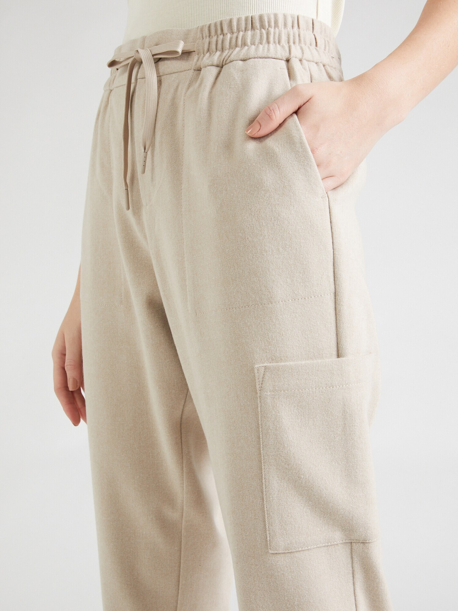 s.Oliver Pantaloni maro cappuccino - Pled.ro