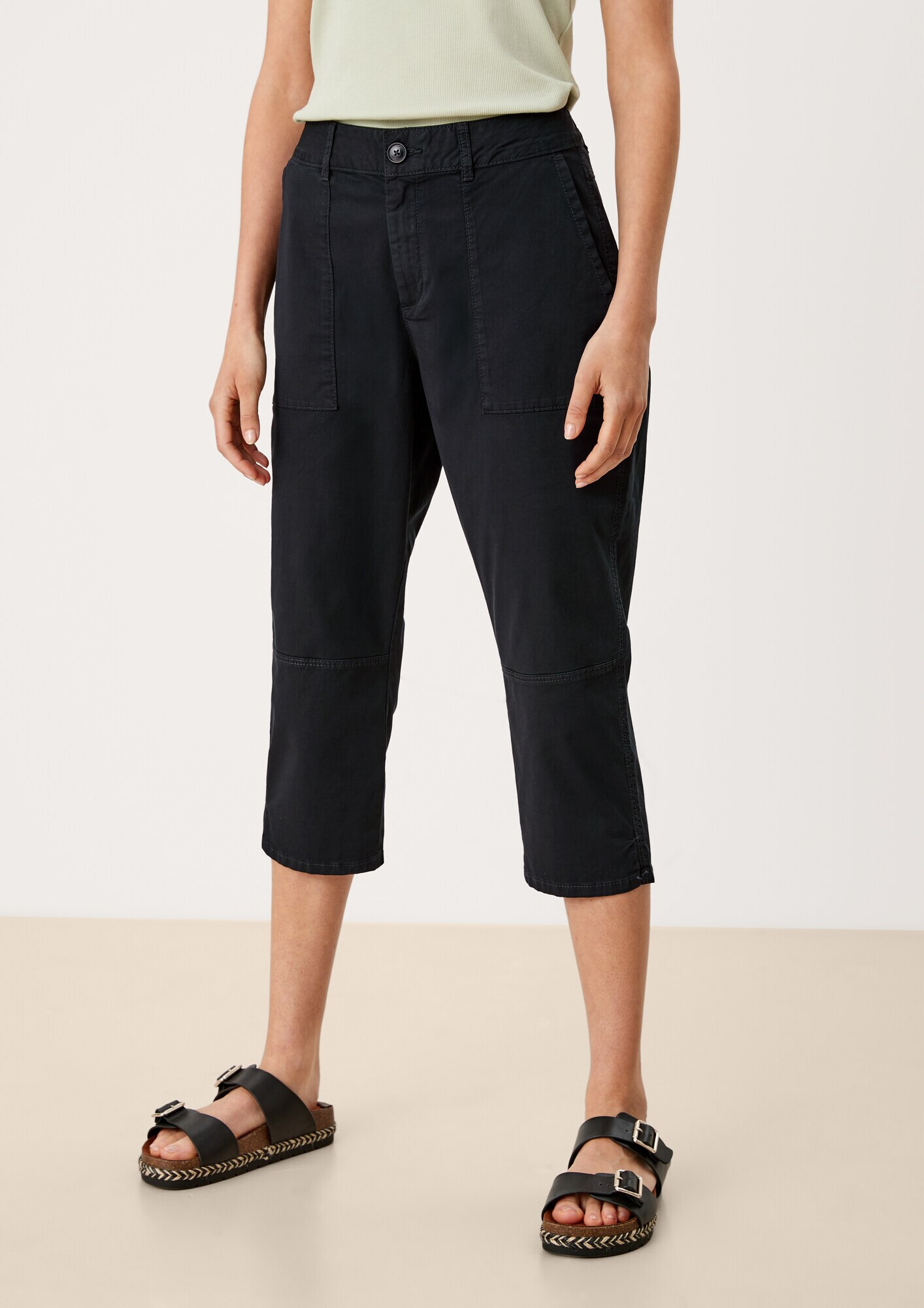 s.Oliver Pantaloni negru - Pled.ro