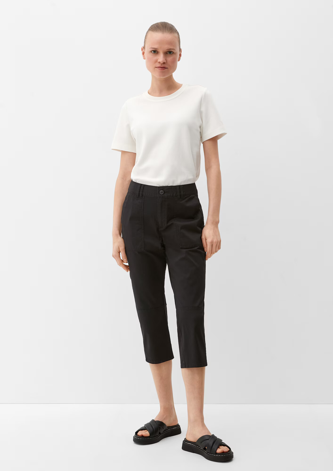 s.Oliver Pantaloni negru - Pled.ro