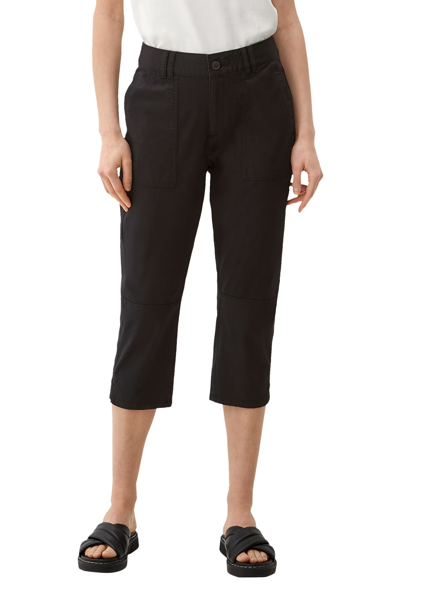 s.Oliver Pantaloni negru - Pled.ro