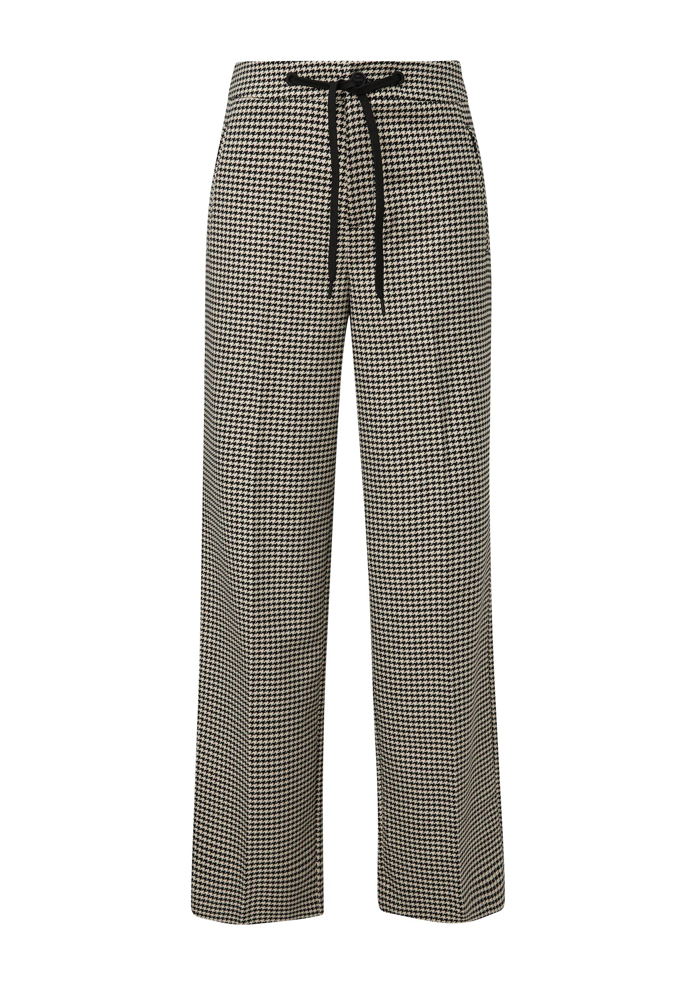 s.Oliver Pantaloni negru / alb - Pled.ro