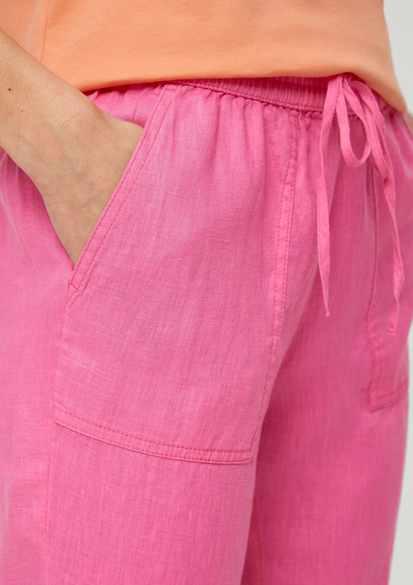 s.Oliver Pantaloni roz pitaya - Pled.ro