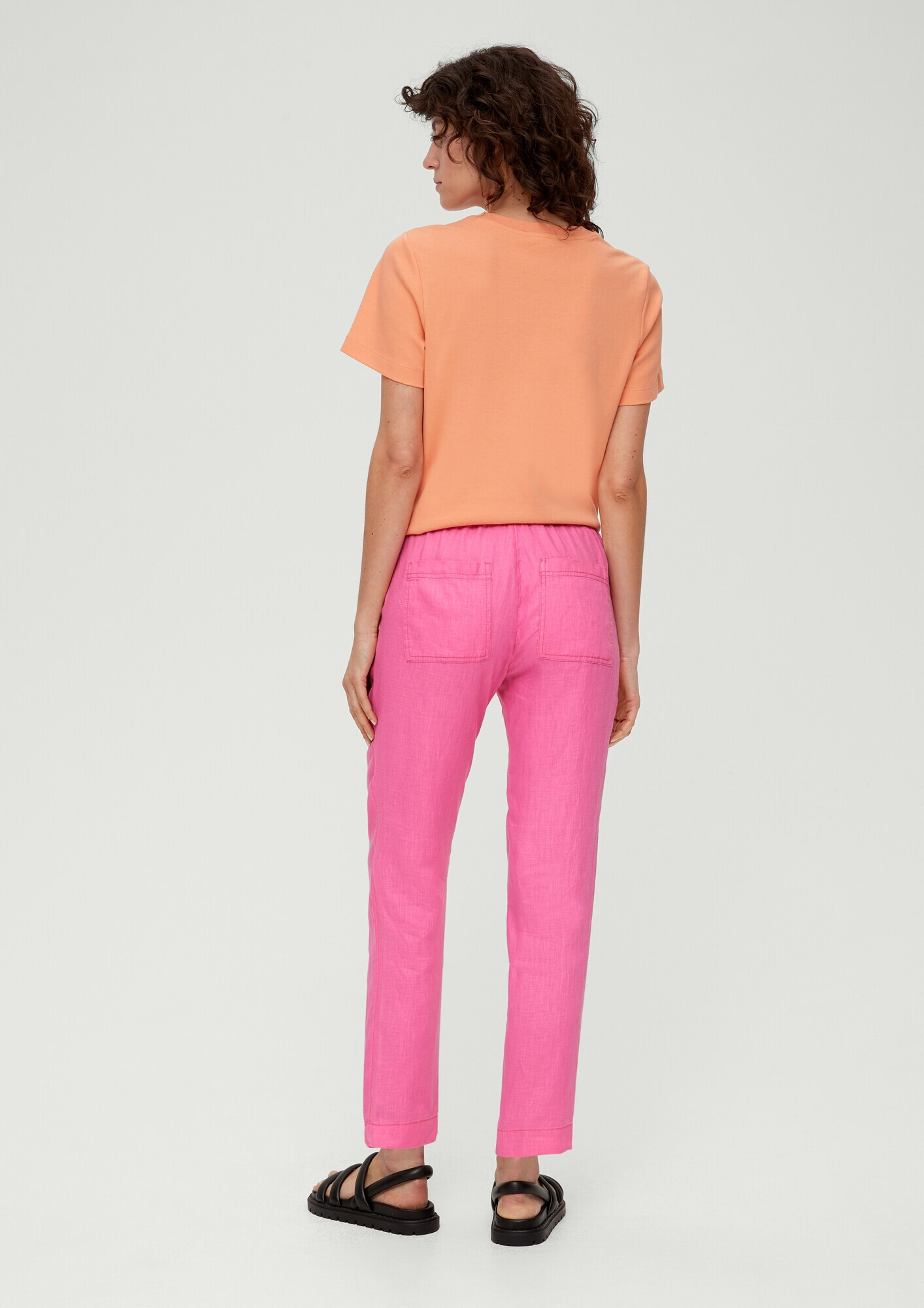 s.Oliver Pantaloni roz pitaya - Pled.ro