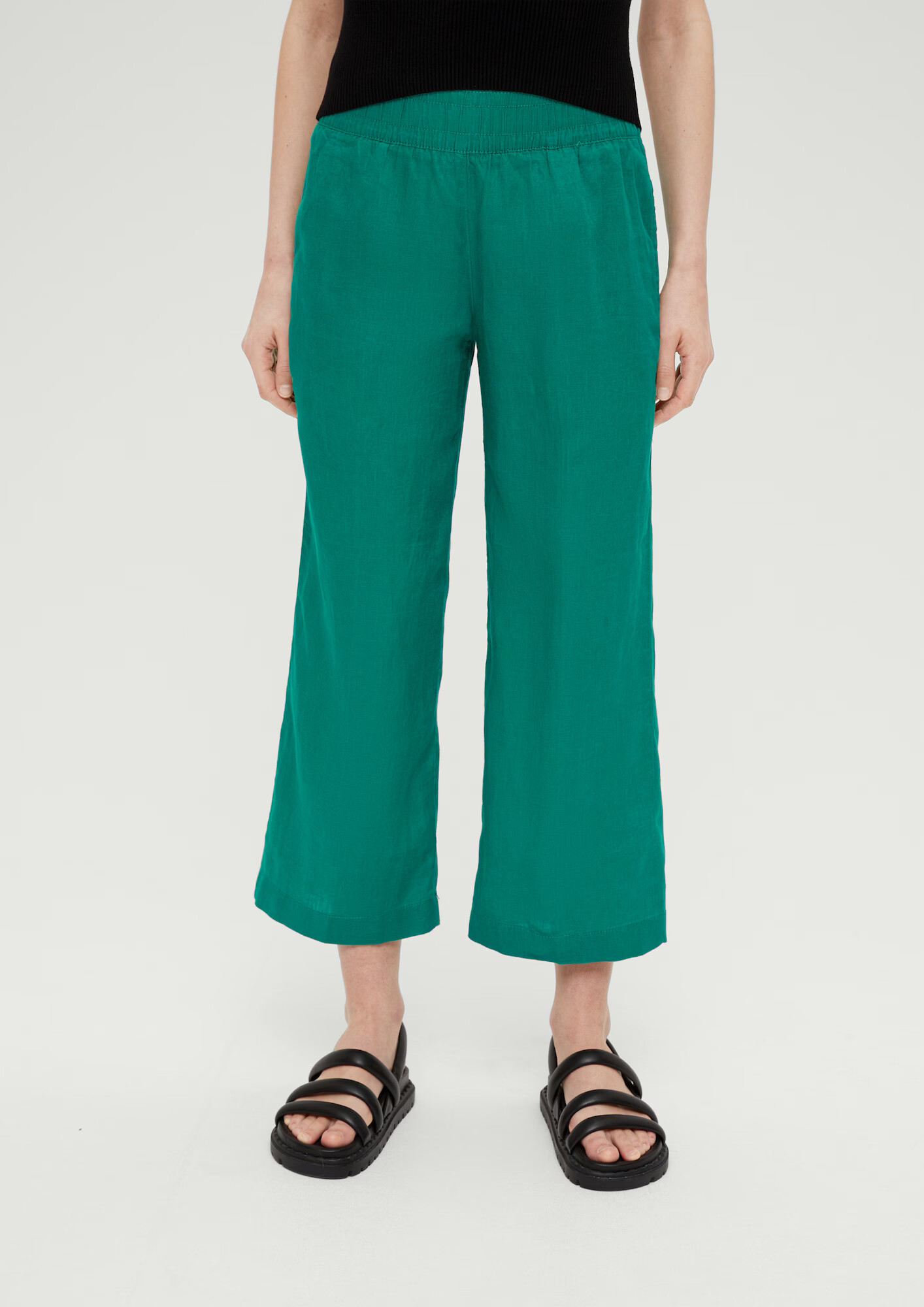 s.Oliver Pantaloni verde - Pled.ro