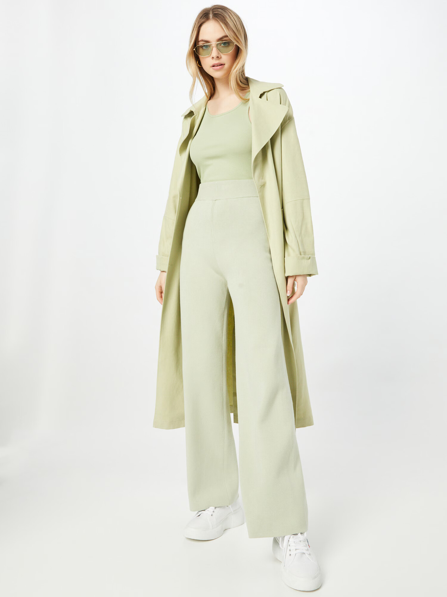 s.Oliver Pantaloni verde pastel - Pled.ro