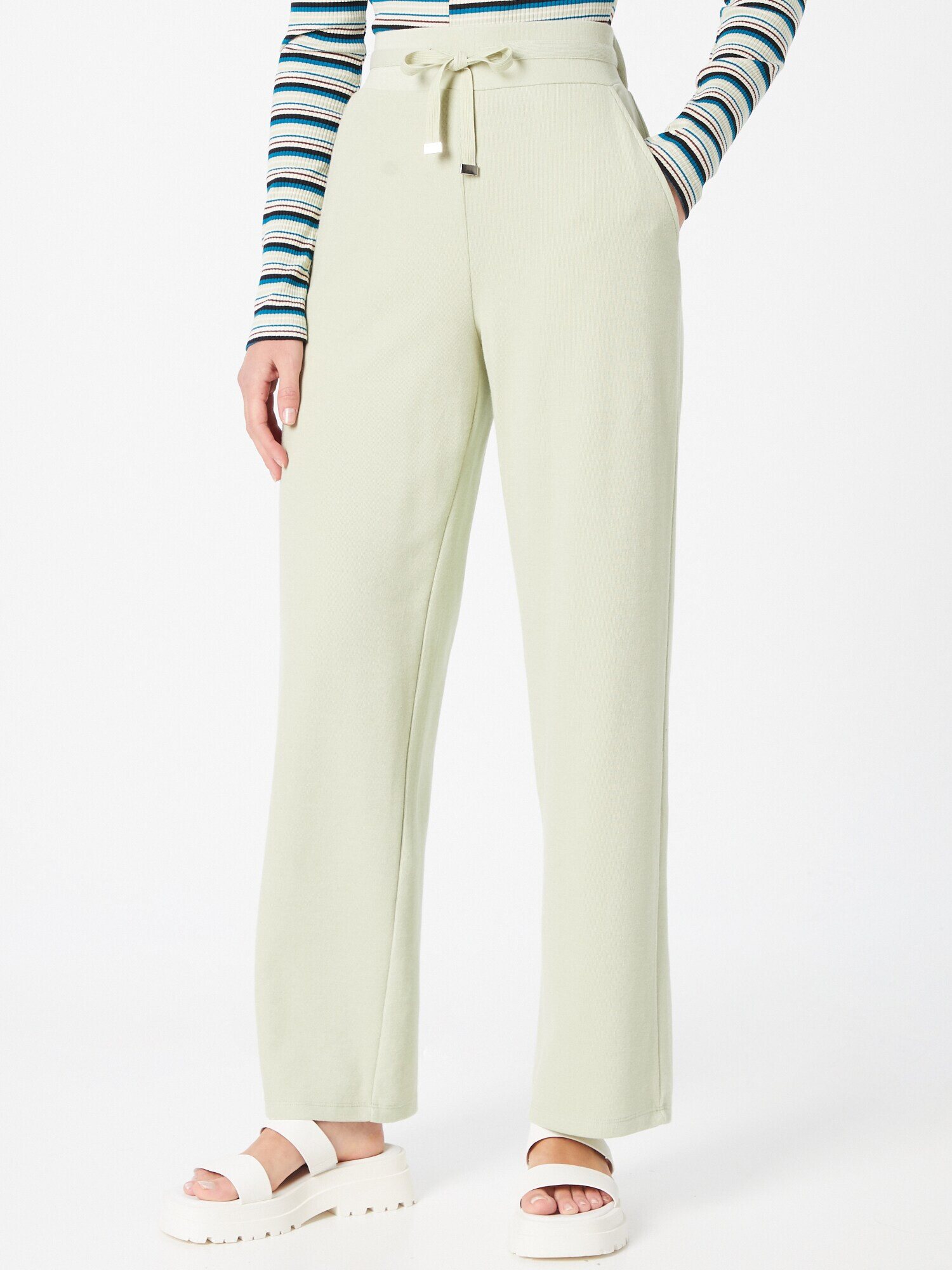 s.Oliver Pantaloni verde pastel - Pled.ro