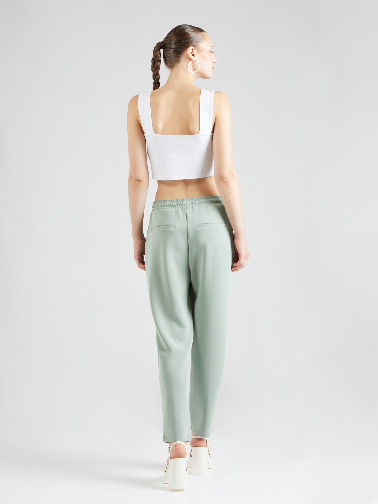 s.Oliver Pantaloni verde pastel - Pled.ro