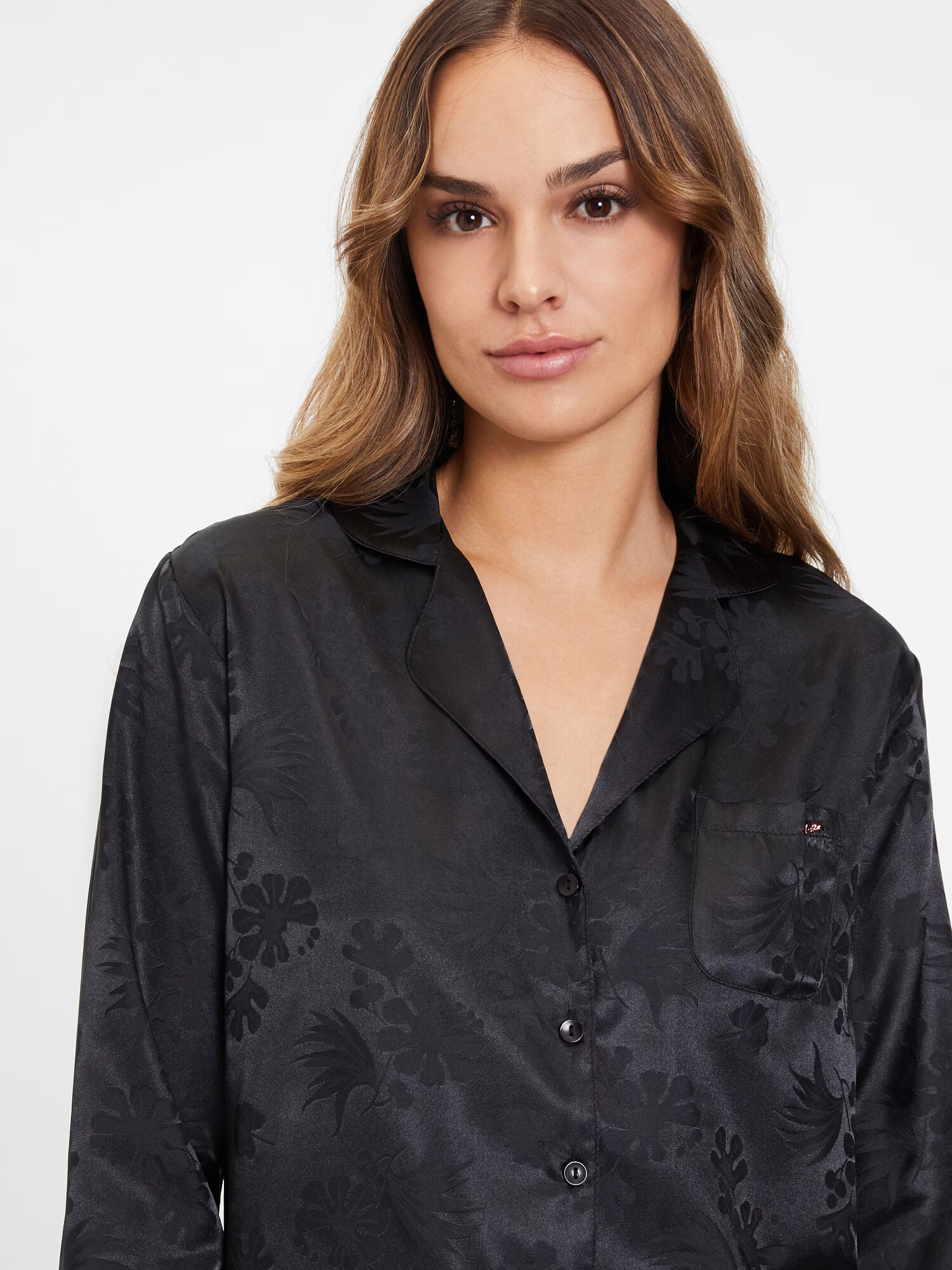 s.Oliver Pijama negru - Pled.ro