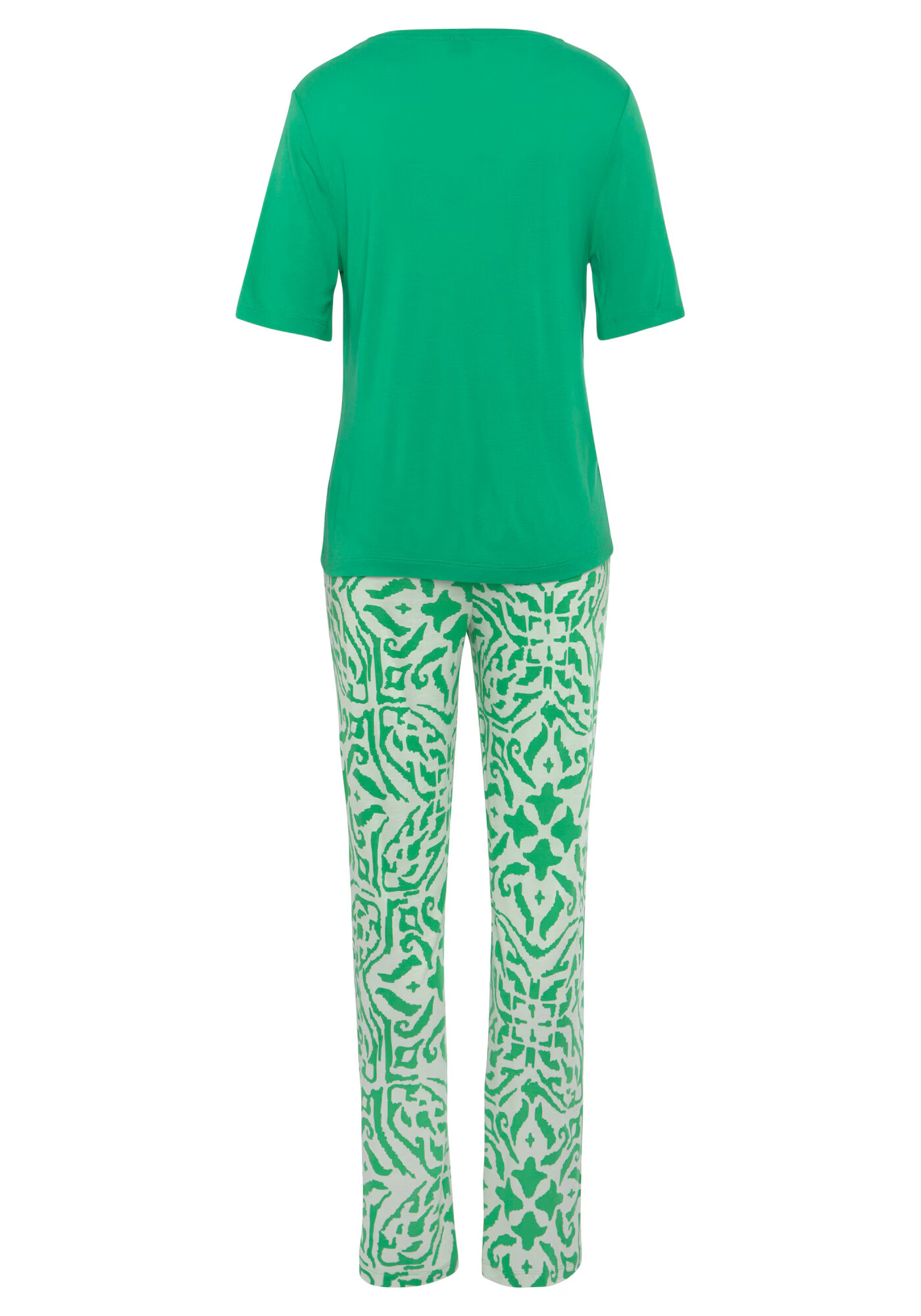 s.Oliver Pijama verde / alb - Pled.ro