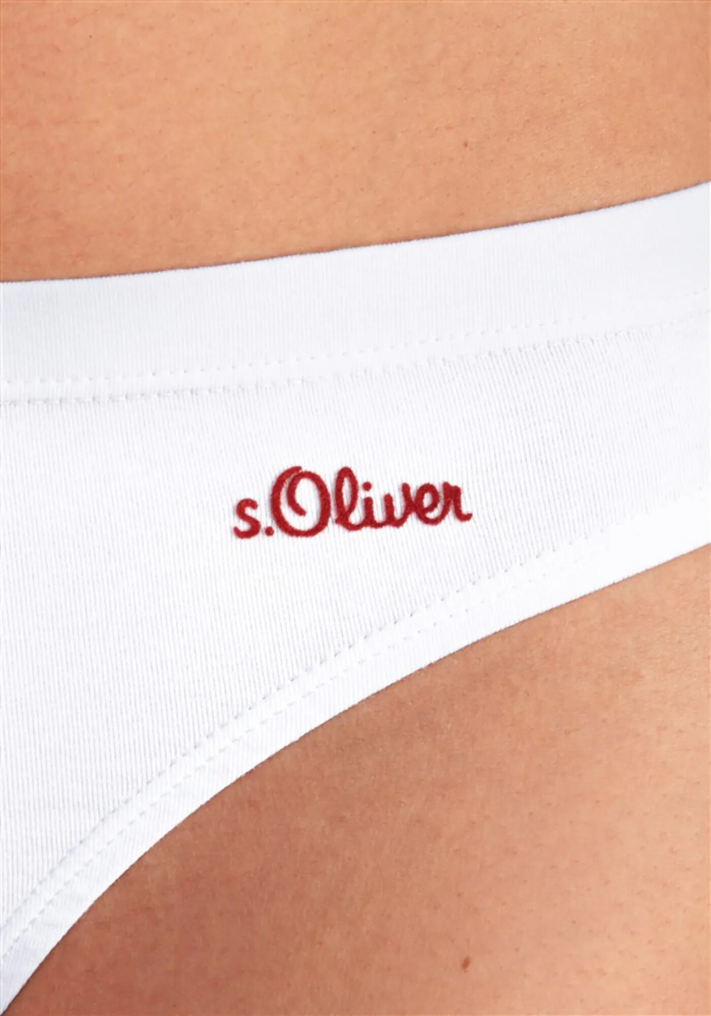 s.Oliver Slip alb - Pled.ro