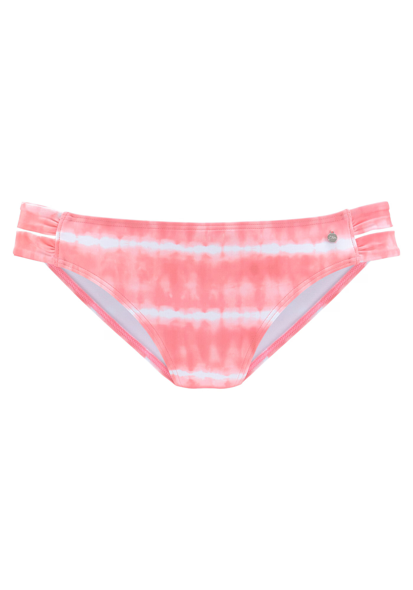 s.Oliver Slip costum de baie corai / alb - Pled.ro