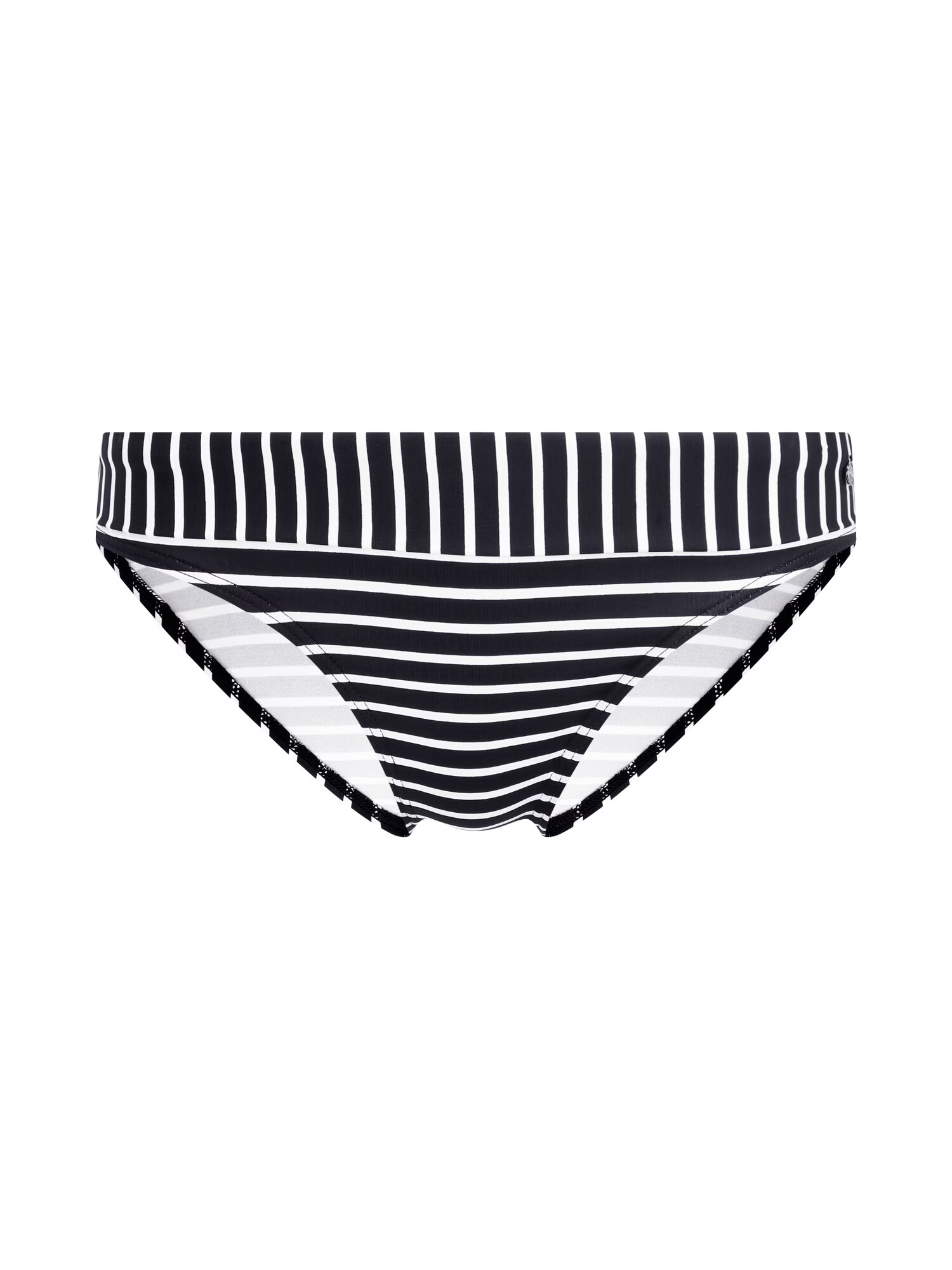 s.Oliver Slip costum de baie negru / alb - Pled.ro