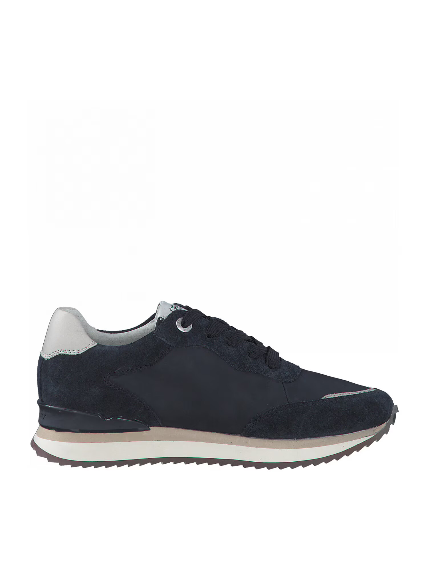 s.Oliver Sneaker low albastru închis / argintiu / alb - Pled.ro