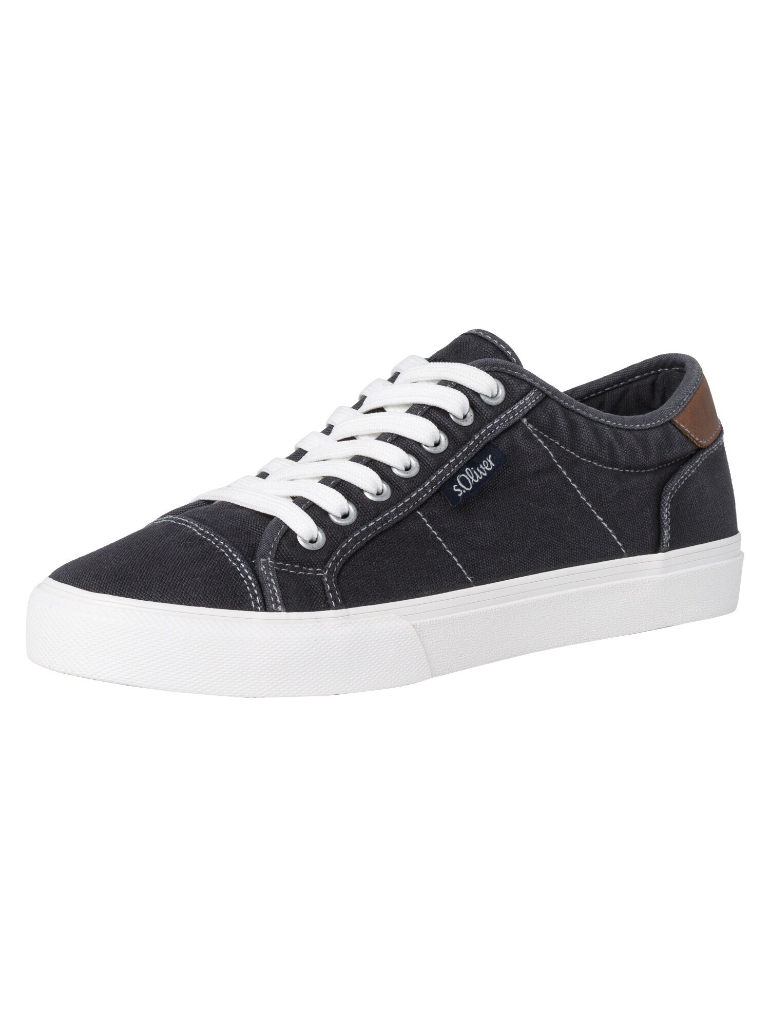 s.Oliver Sneaker low albastru noapte / maro / alb - Pled.ro