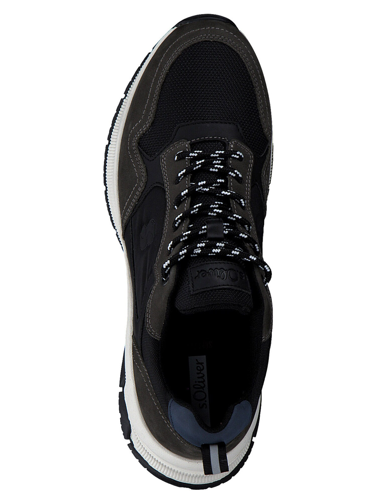 s.Oliver Sneaker low gri închis / negru - Pled.ro