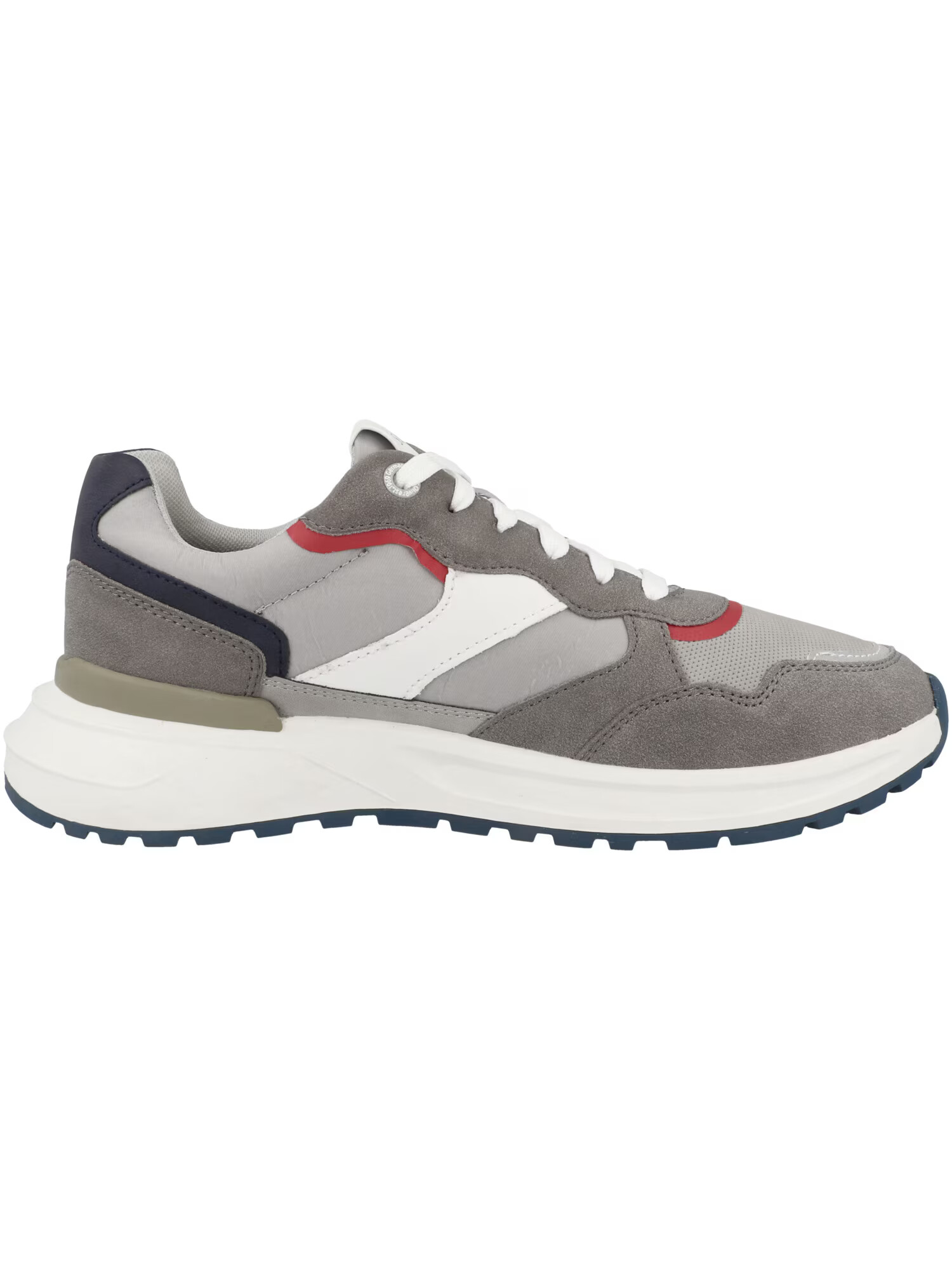 s.Oliver Sneaker low gri / sângeriu / alb - Pled.ro