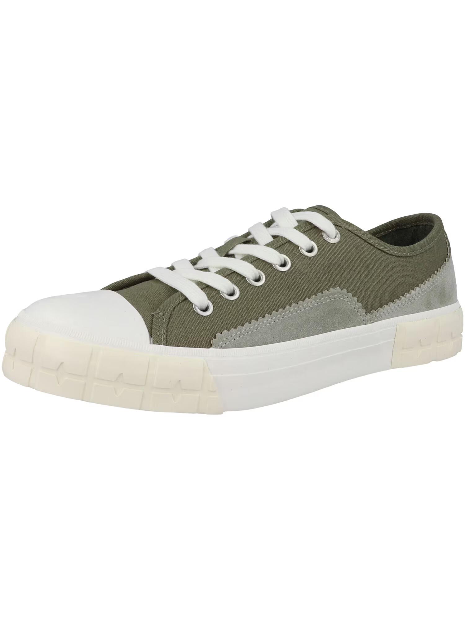 s.Oliver Sneaker low kaki / verde pastel - Pled.ro