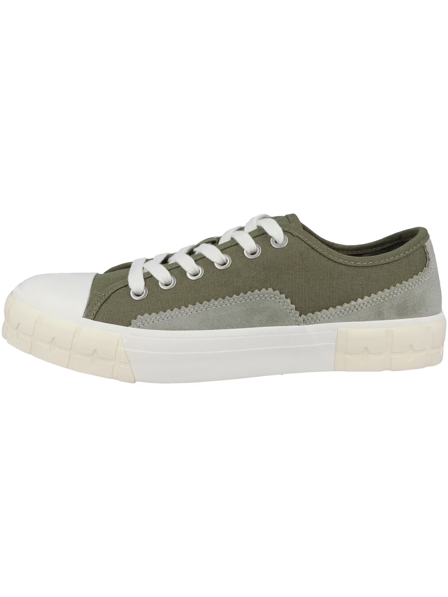 s.Oliver Sneaker low kaki / verde pastel - Pled.ro