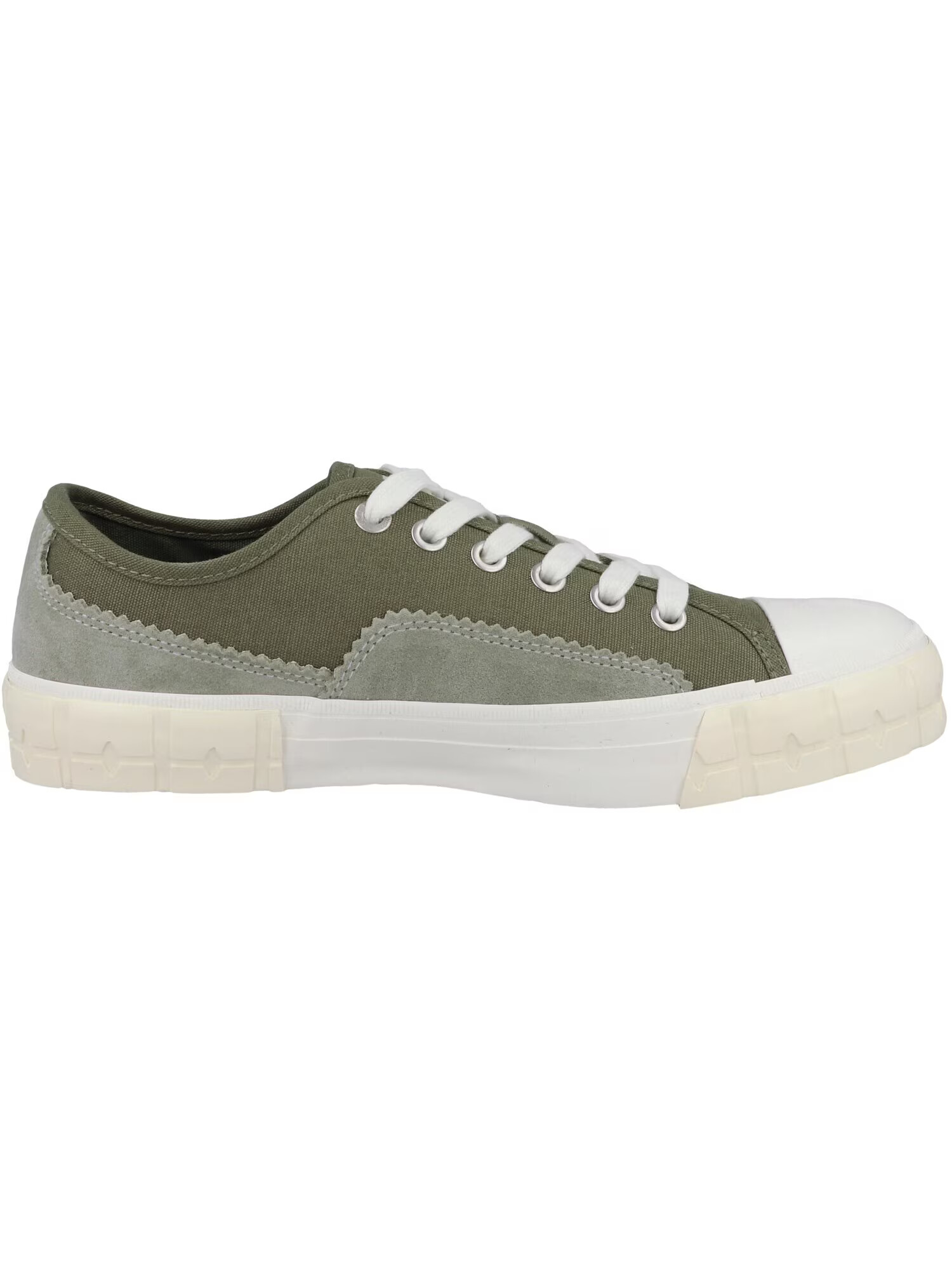 s.Oliver Sneaker low kaki / verde pastel - Pled.ro