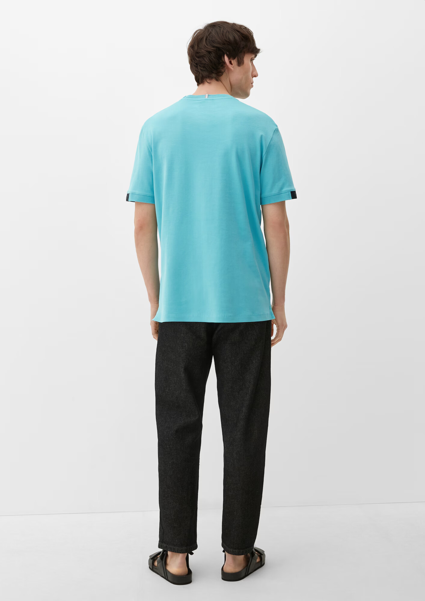 s.Oliver Tricou albastru aqua / roșu / negru / alb - Pled.ro