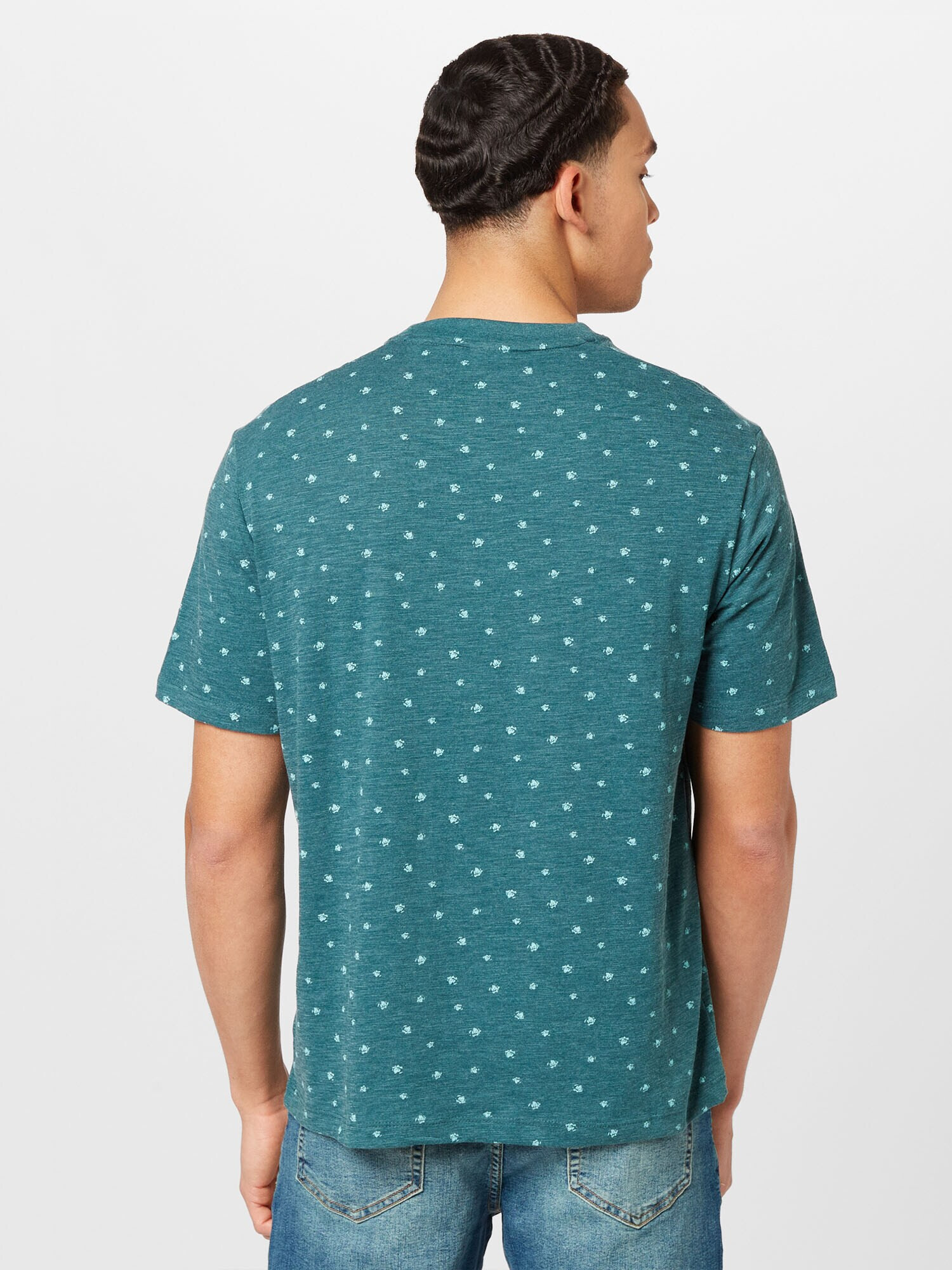 s.Oliver Tricou albastru aqua / verde petrol - Pled.ro