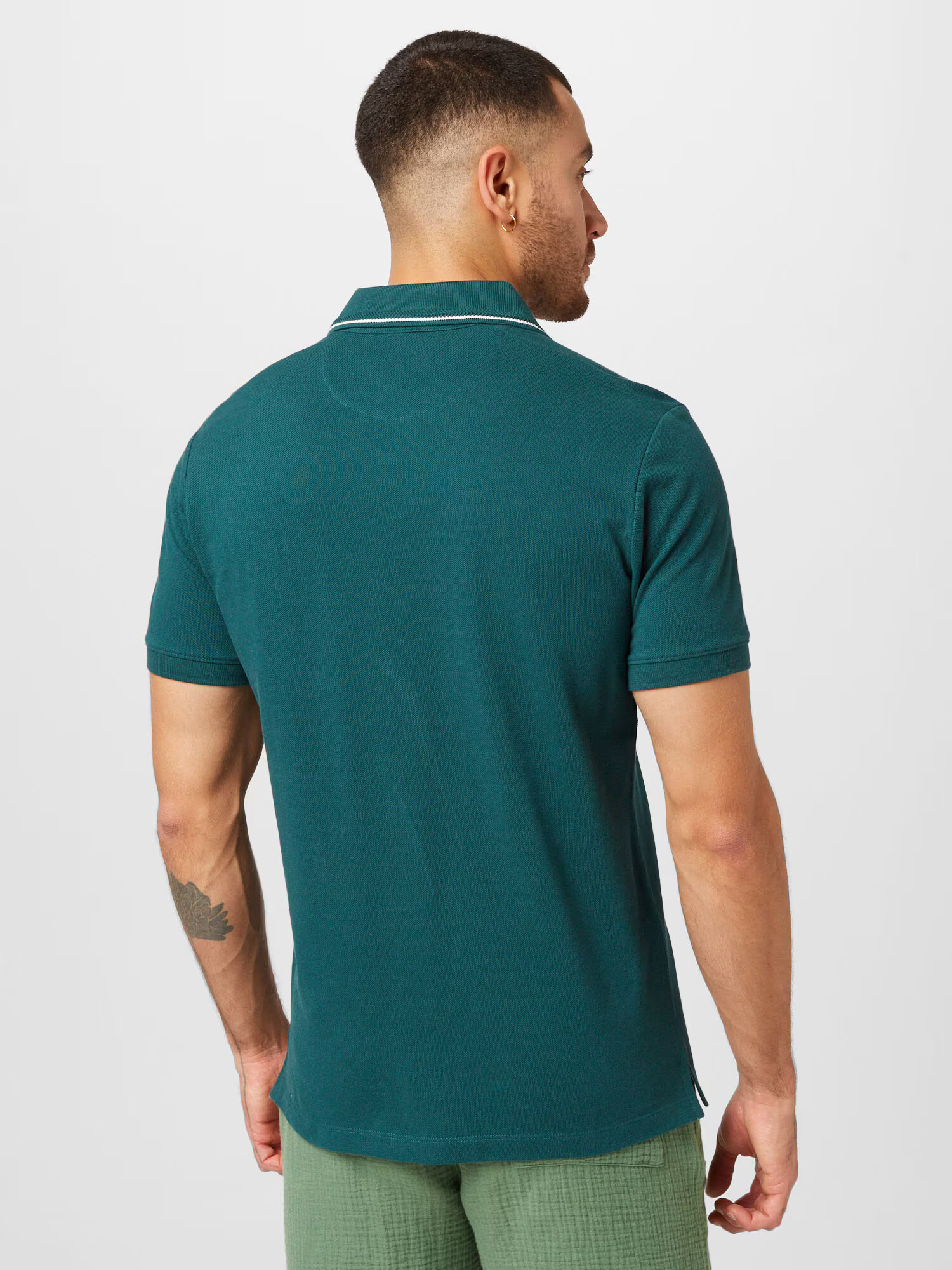 s.Oliver Tricou albastru deschis / verde smarald - Pled.ro