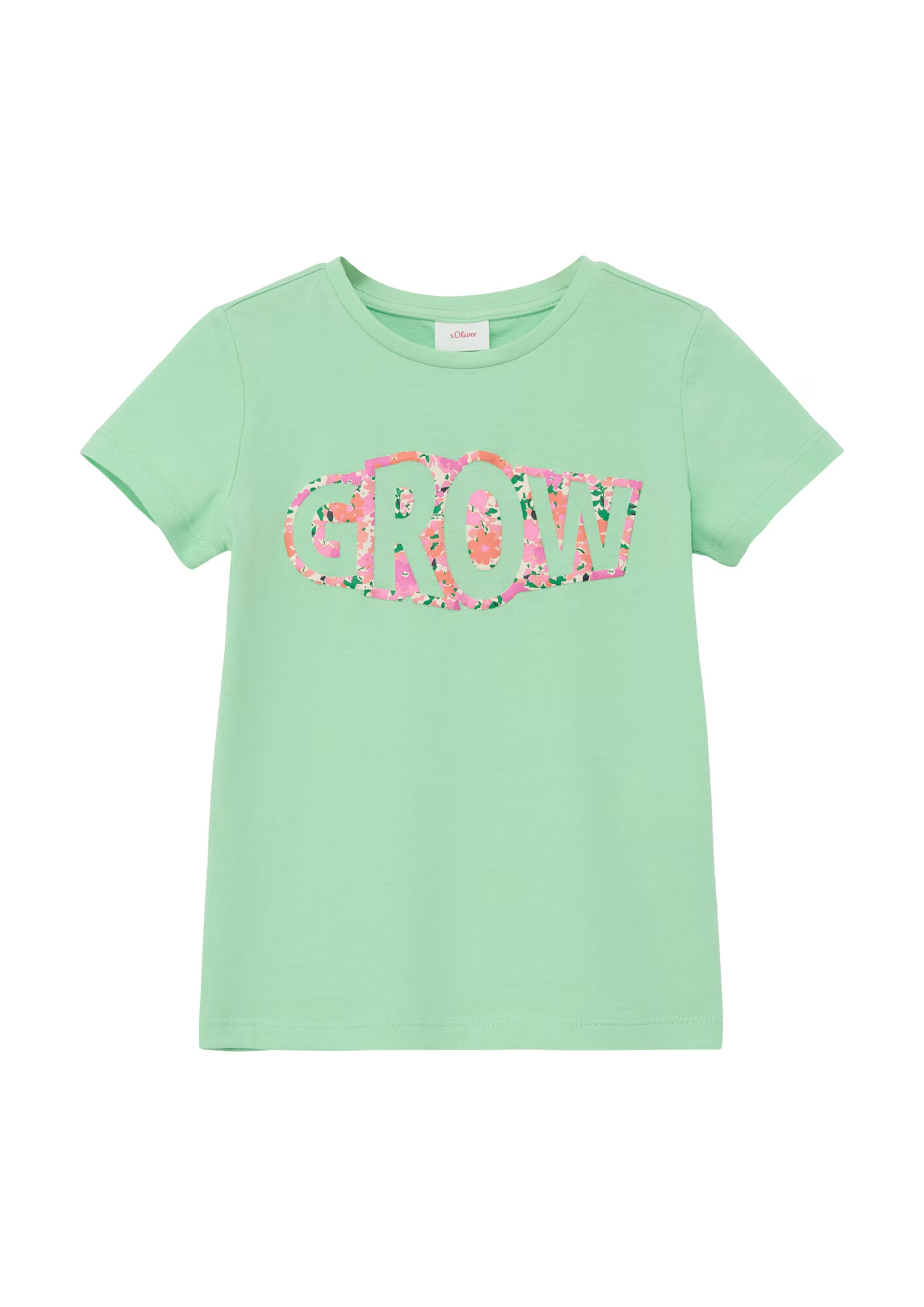 s.Oliver Tricou bej / verde / corai / roz - Pled.ro