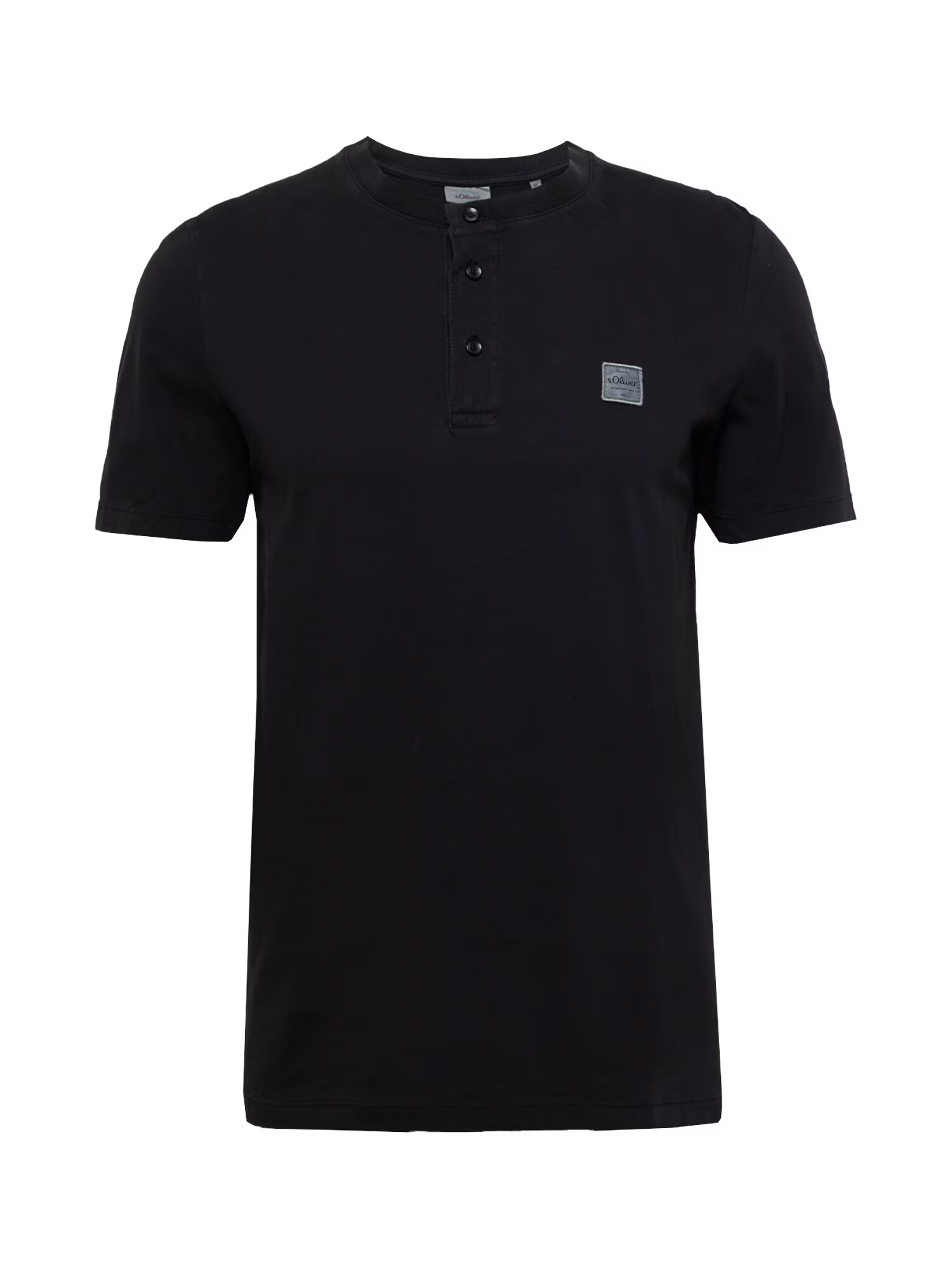 s.Oliver Tricou gri / negru - Pled.ro