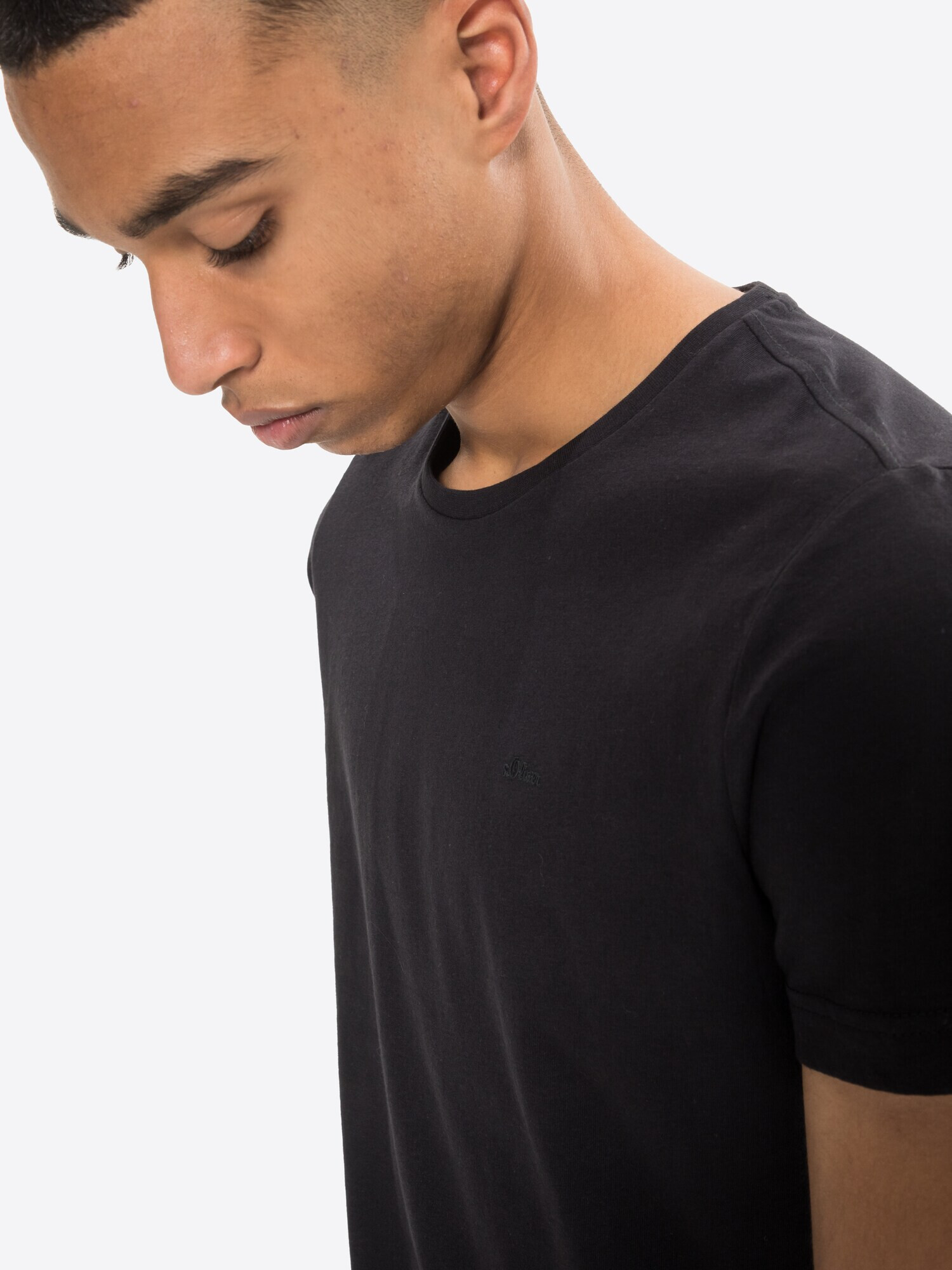 s.Oliver Tricou negru - Pled.ro