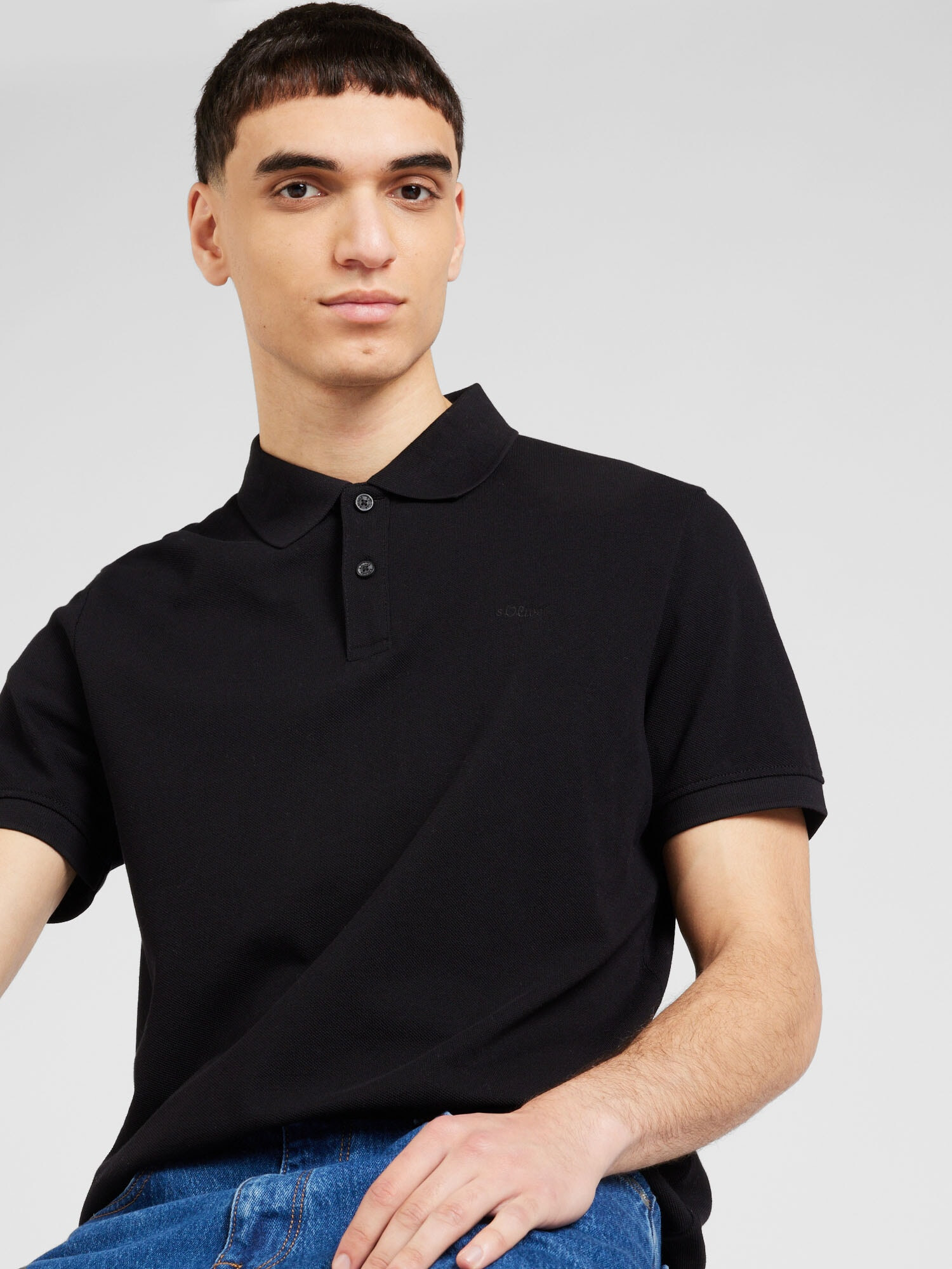 s.Oliver Tricou negru - Pled.ro