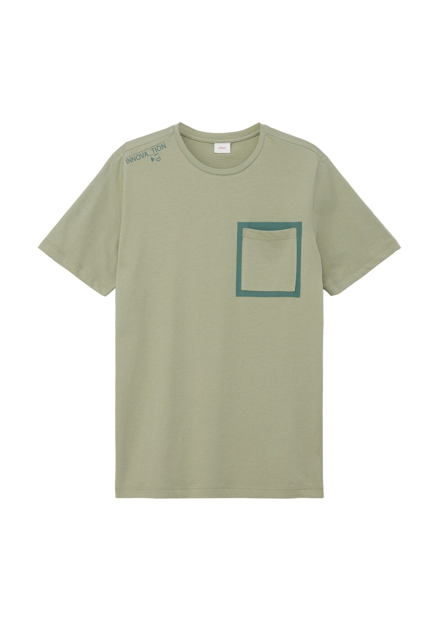 s.Oliver Tricou oliv / verde petrol - Pled.ro