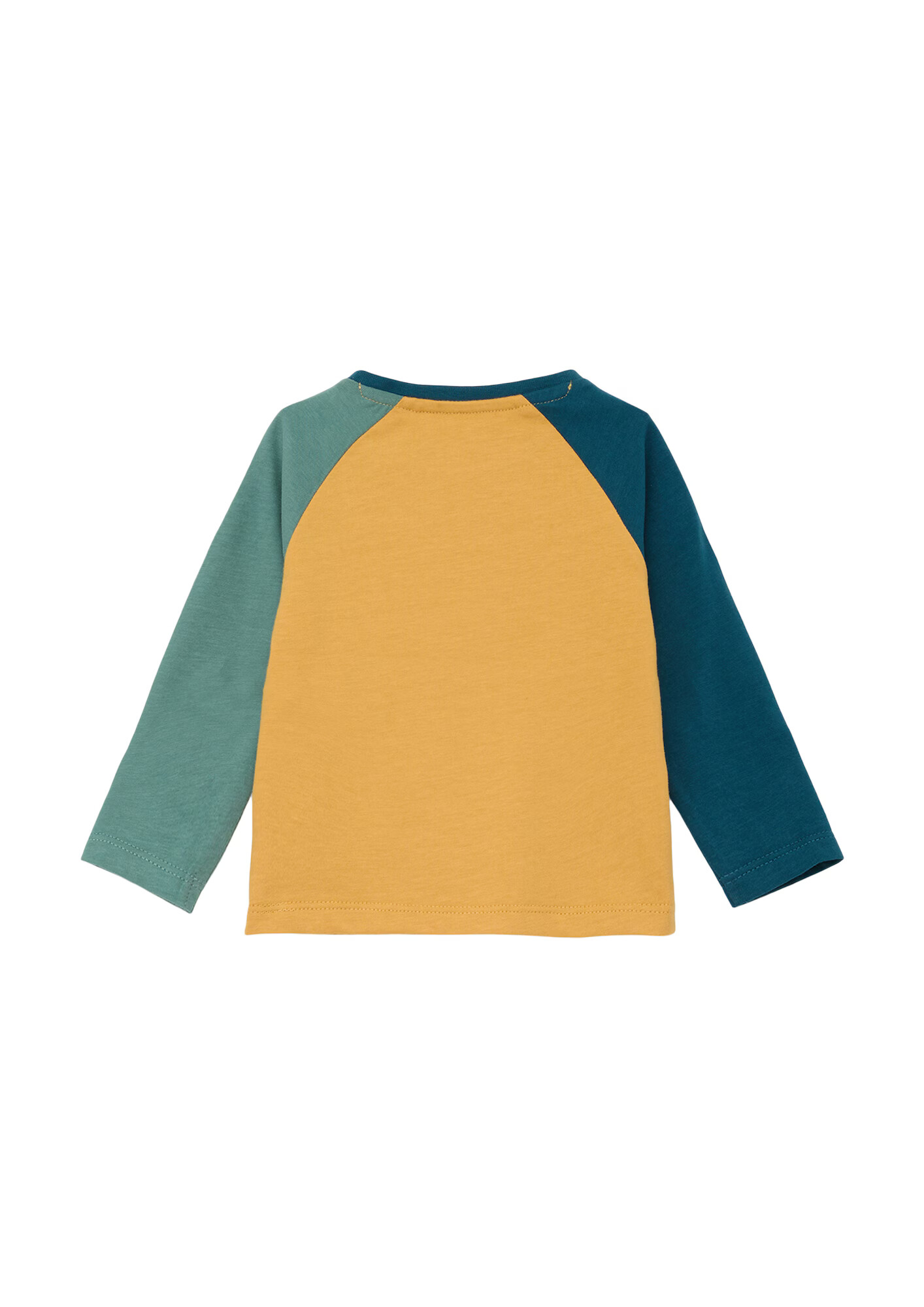 s.Oliver Tricou 'Raglan' galben miere / verde petrol / verde mentă - Pled.ro