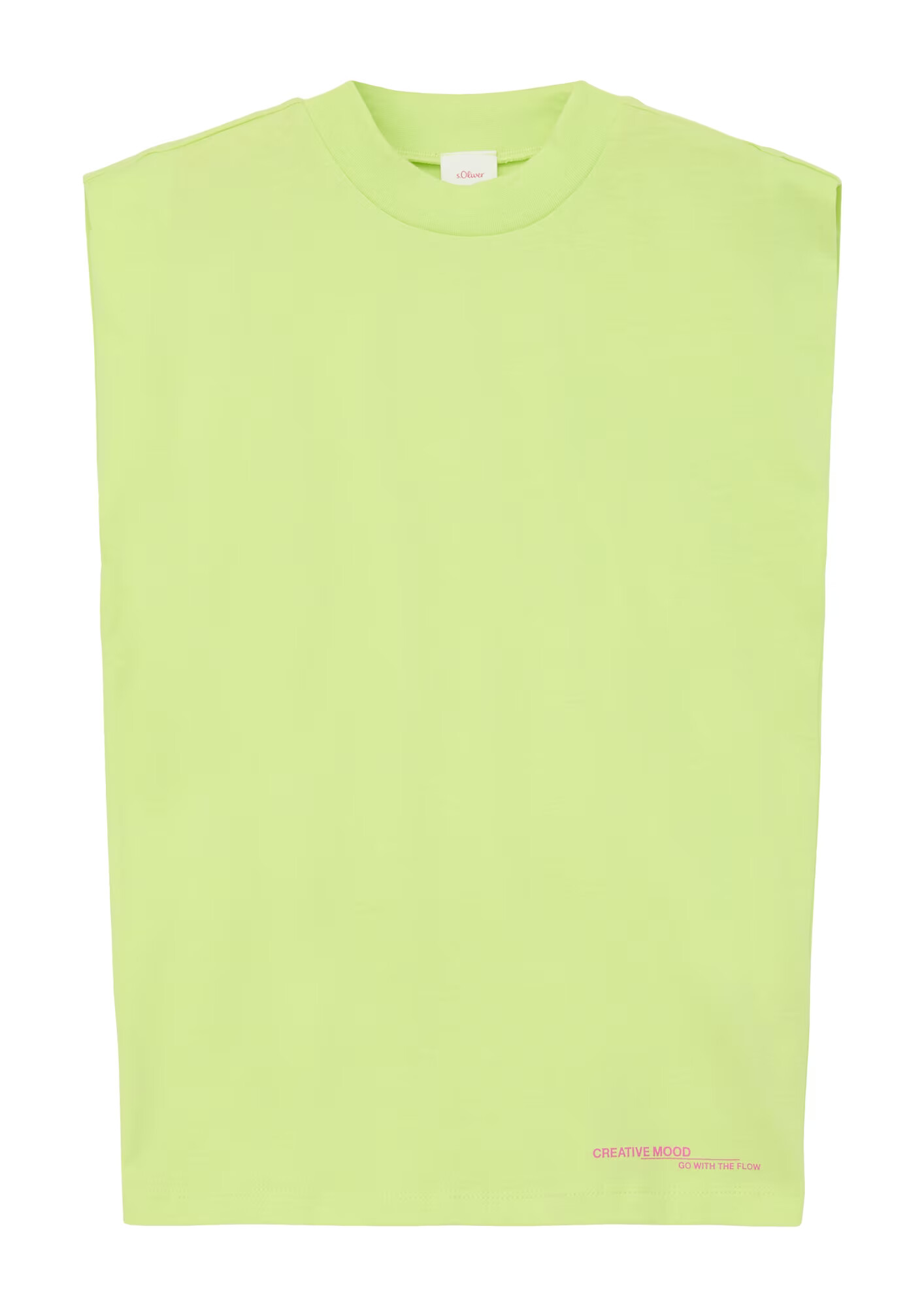 s.Oliver Tricou verde deschis / roz - Pled.ro