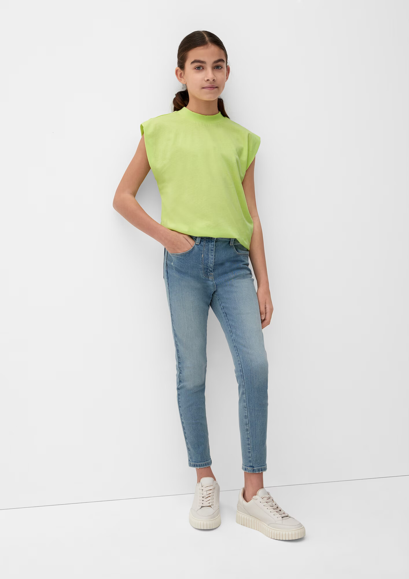 s.Oliver Tricou verde deschis / roz - Pled.ro