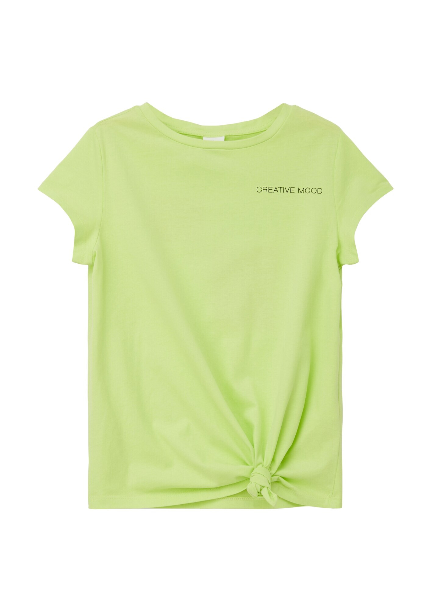 s.Oliver Tricou verde deschis / roz pitaya / negru - Pled.ro